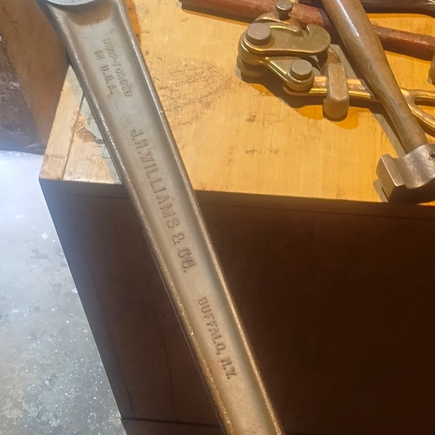 Vintage Jh Williams No 1806 Ratchet 1 Inch Drive