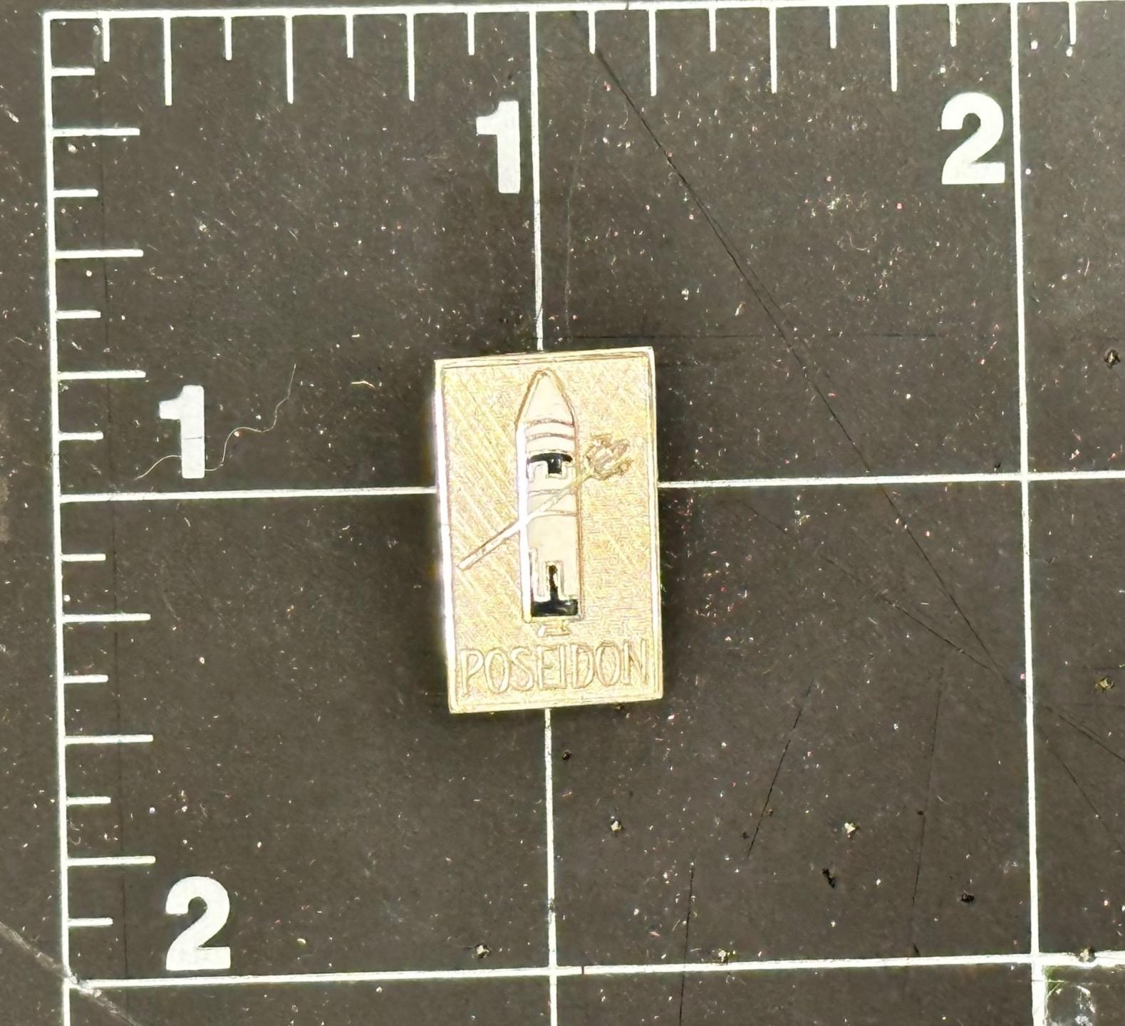 Lockheed Poseidon Submarine Launched Nuclear Ballistic Missile   Pin