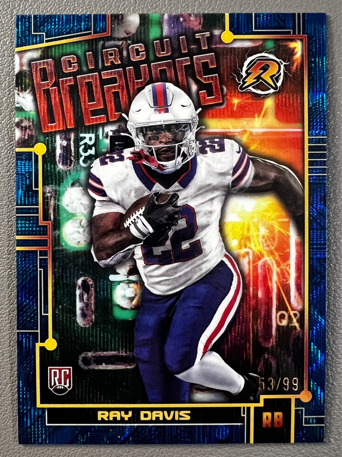 Ray Davis 2025 Topps Resurgence Football Circuit Breakers RC #CB-24 Bills /99