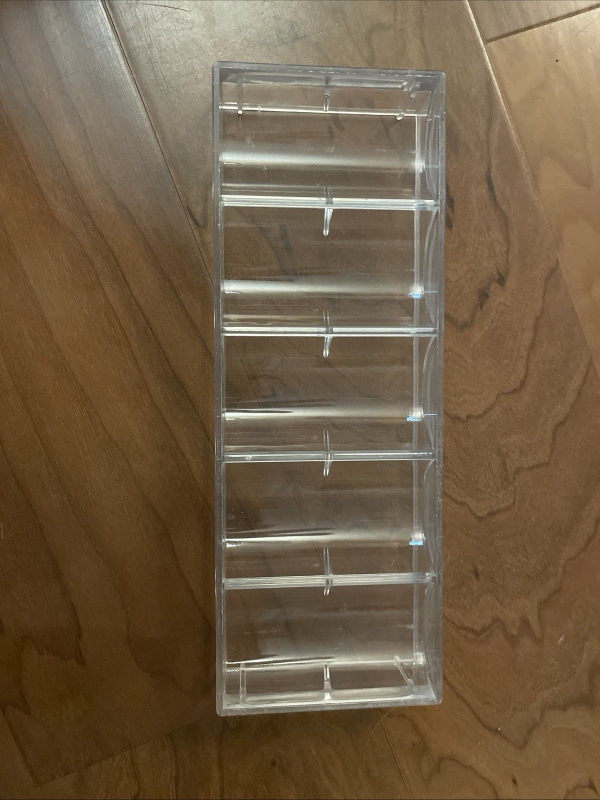 100-Piece Clear Acrylic Poker Chip Rack. 100ct Casino Poker Chip Tray/Holder