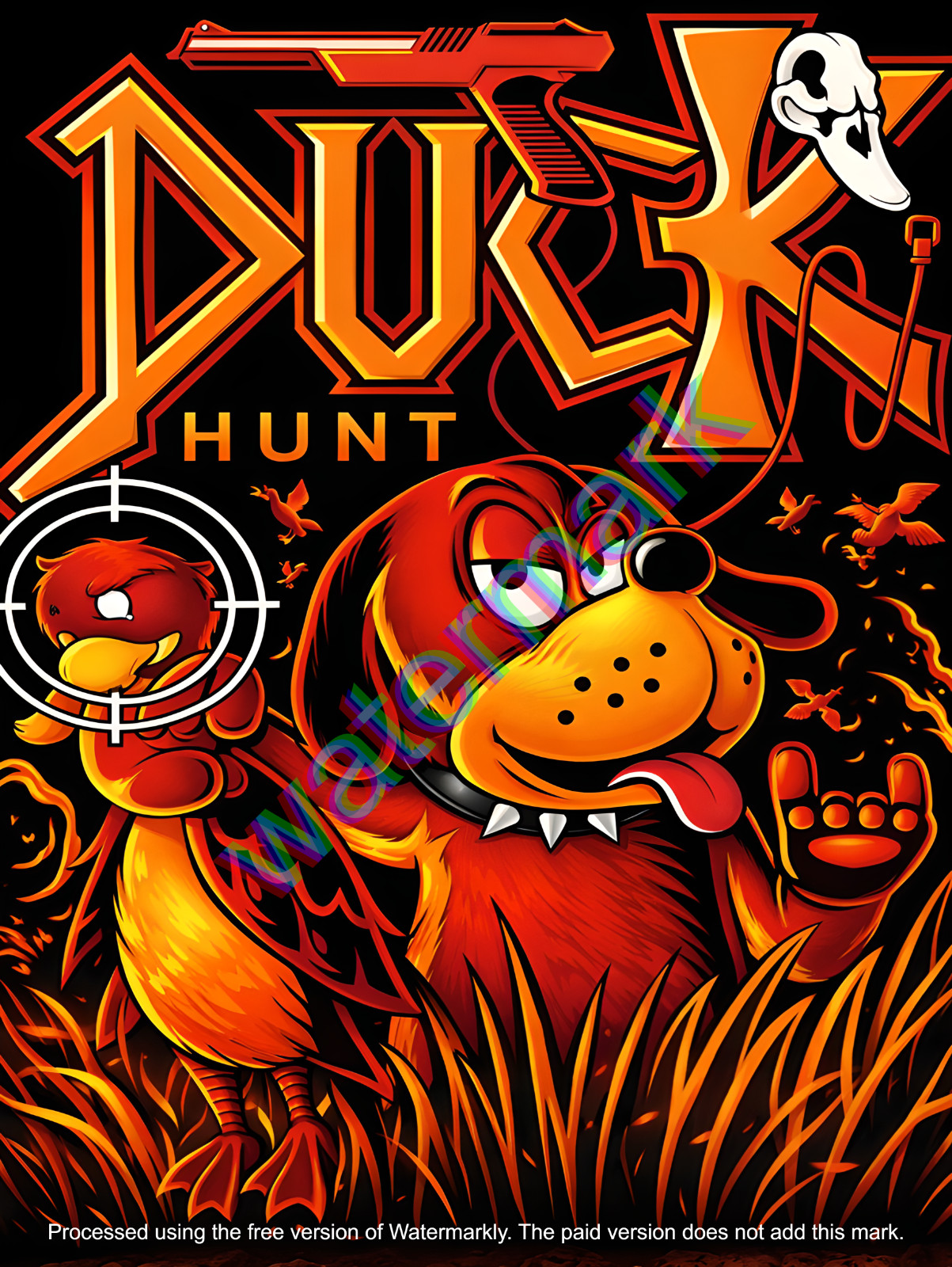 Duck Hunt  Metal Sign 9