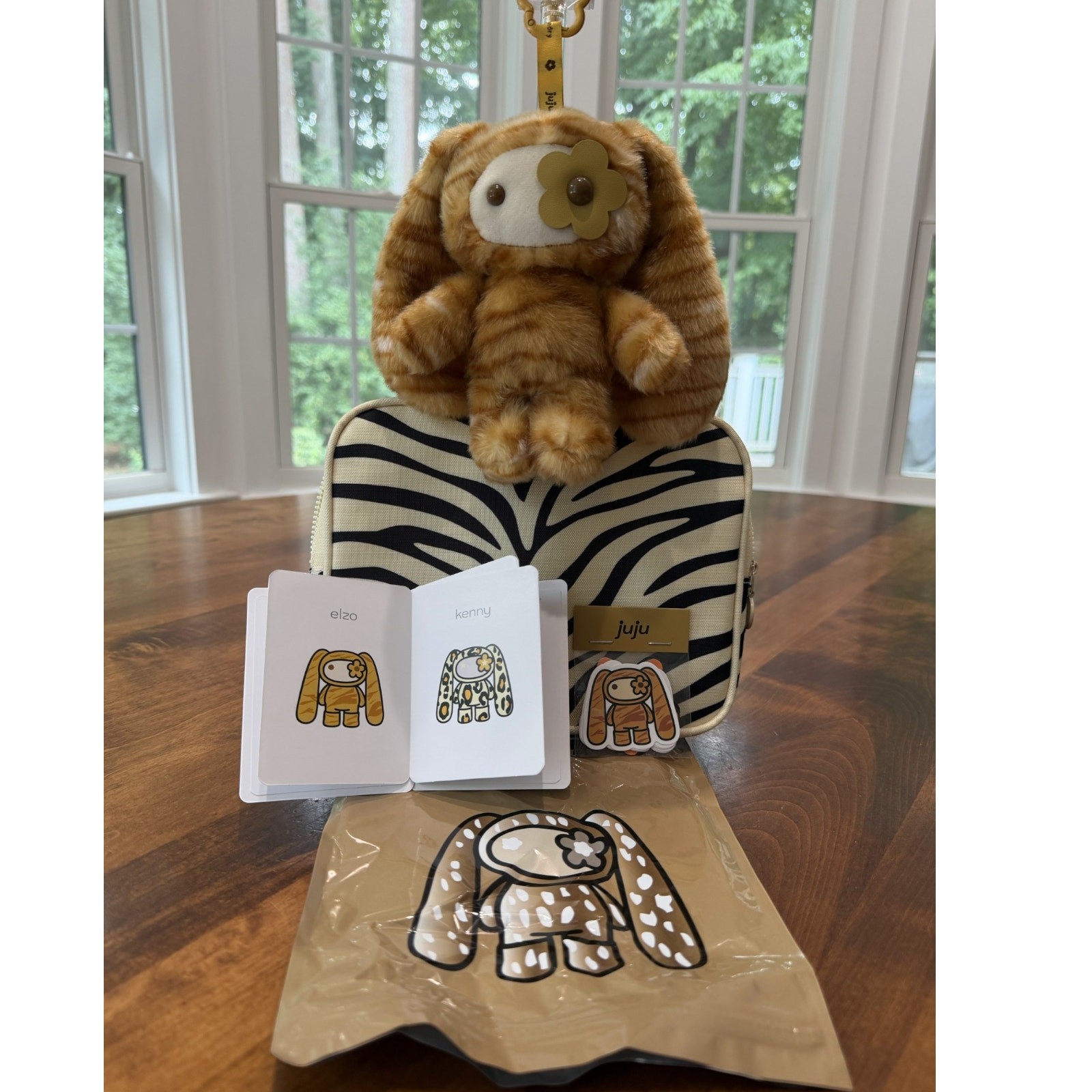 CJ Hendry Animal Print JUJU Elzo Plush Charm SOLD OUT Limited Edition