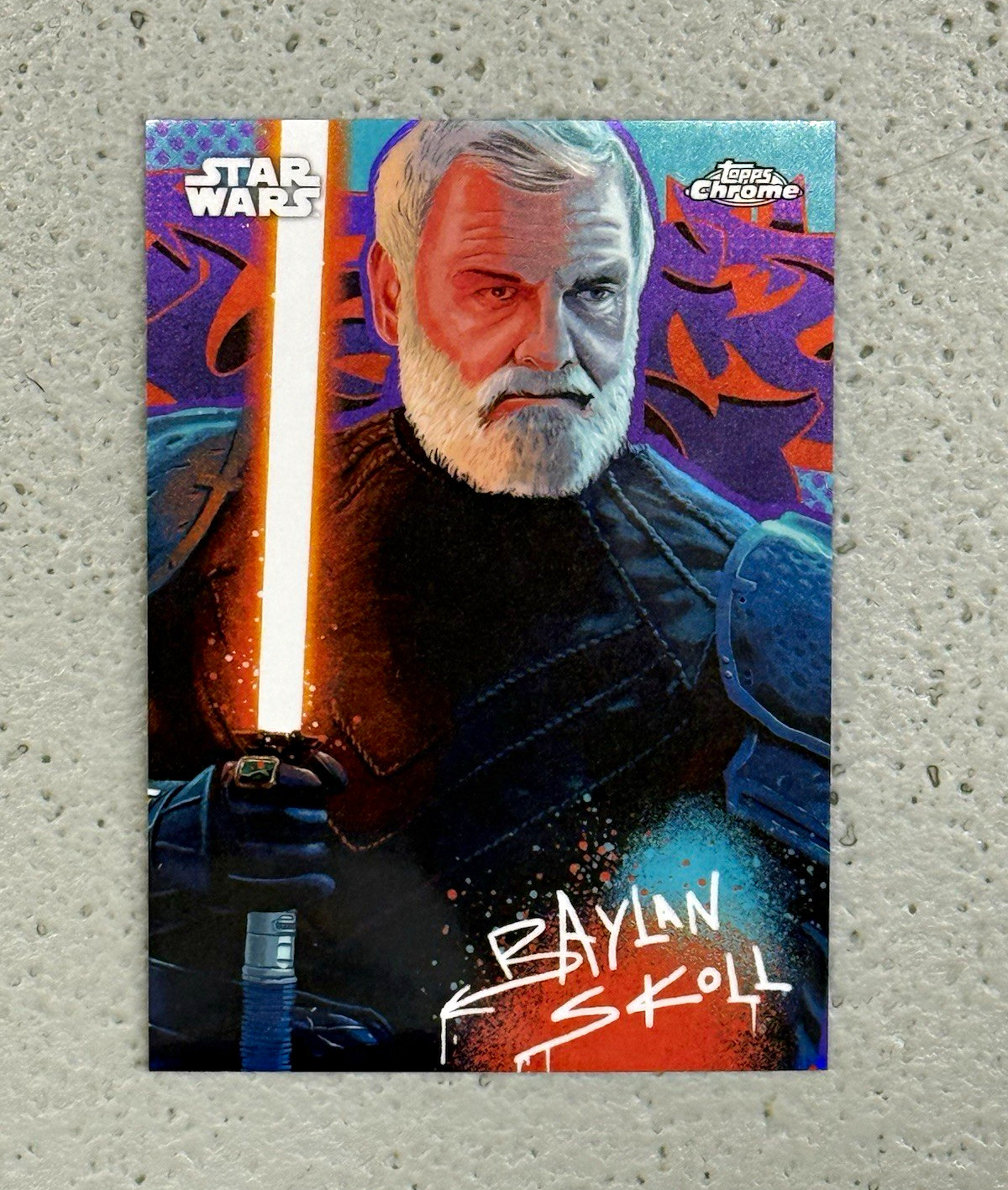 Topps 2024 Topps Chrome Star Wars Galaxy Gold Baylan Skoll GG-2 Ahsoka