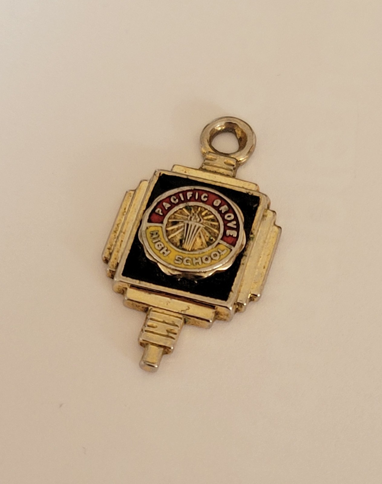 Vintage Pacific Grove California High School Charm — Key — Fob —  Pendant