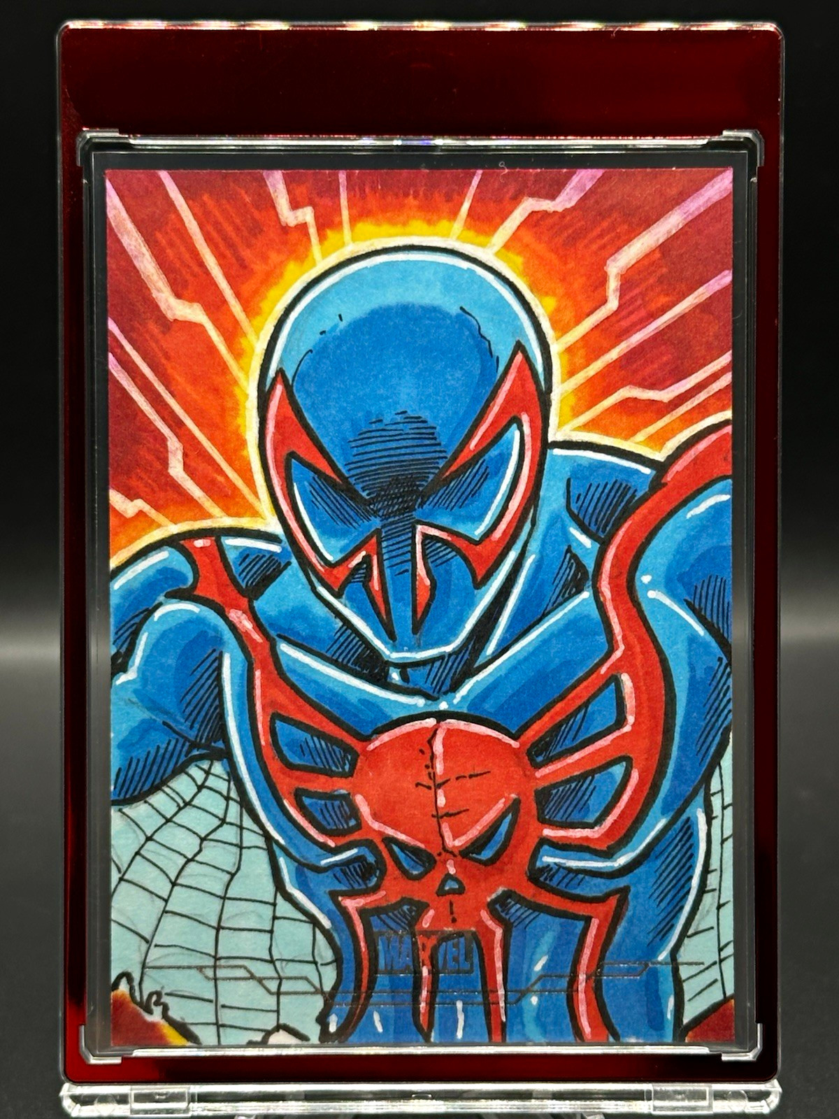 2026 Topps Chrome Marvel Spider-Man 2099 (Miguel O'Hara) Sketch Card