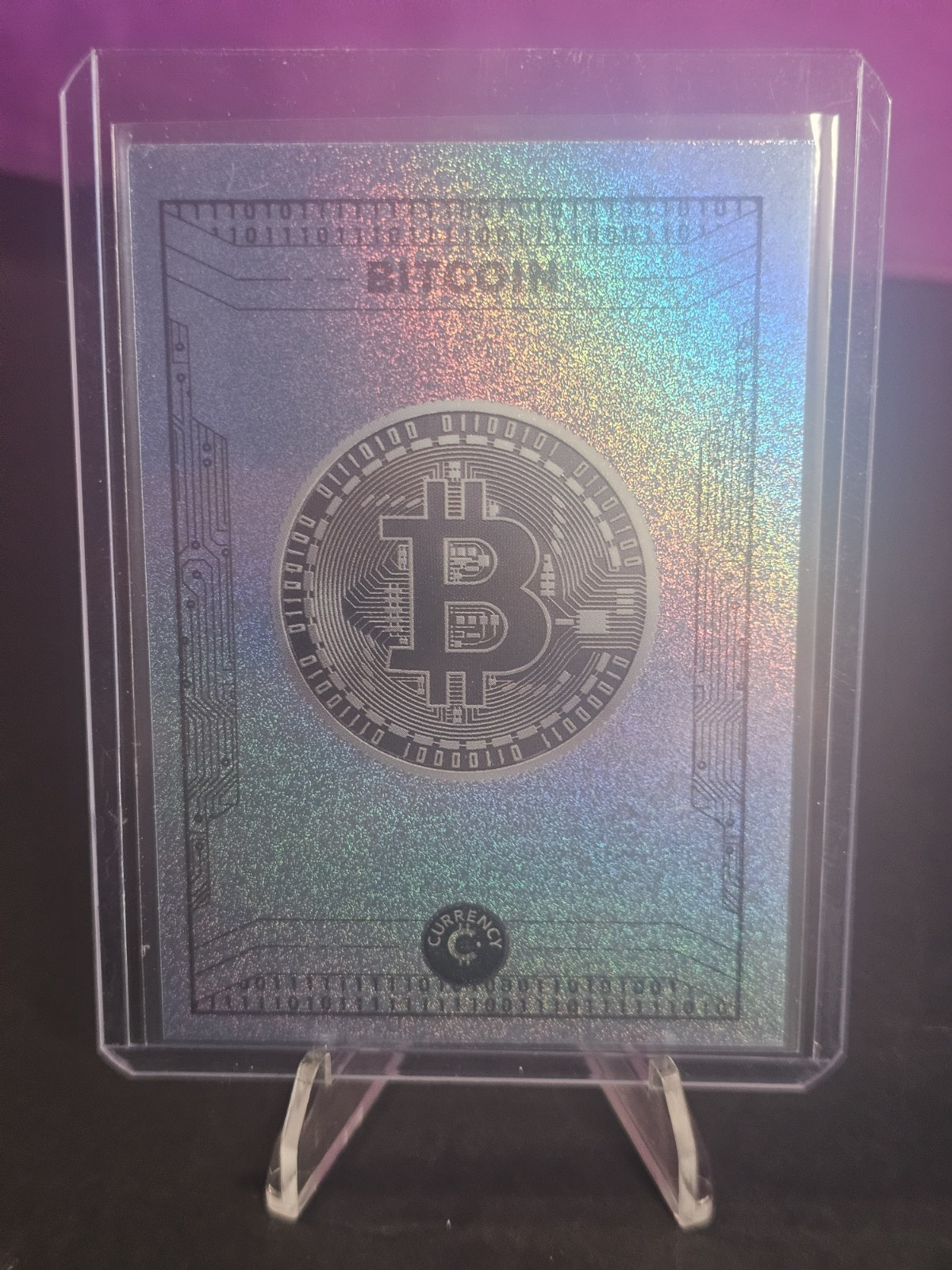 2022 Cardsmiths Currency Series 1 Crystal Sparkle #1a Bitcoin