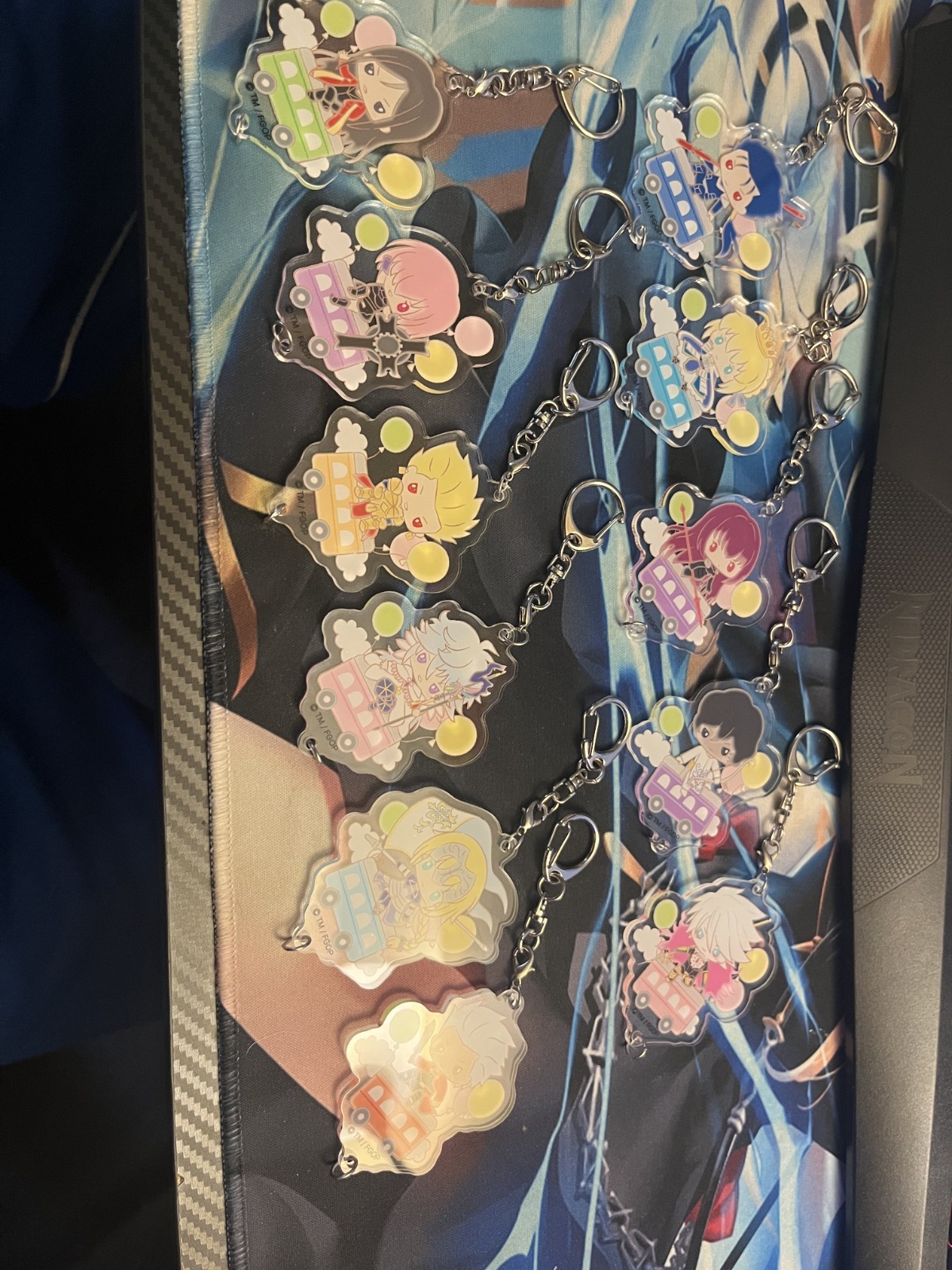 RARE * Fate/Grand Order Sanrio Collaboration Acrylic Keychain Types Complete set