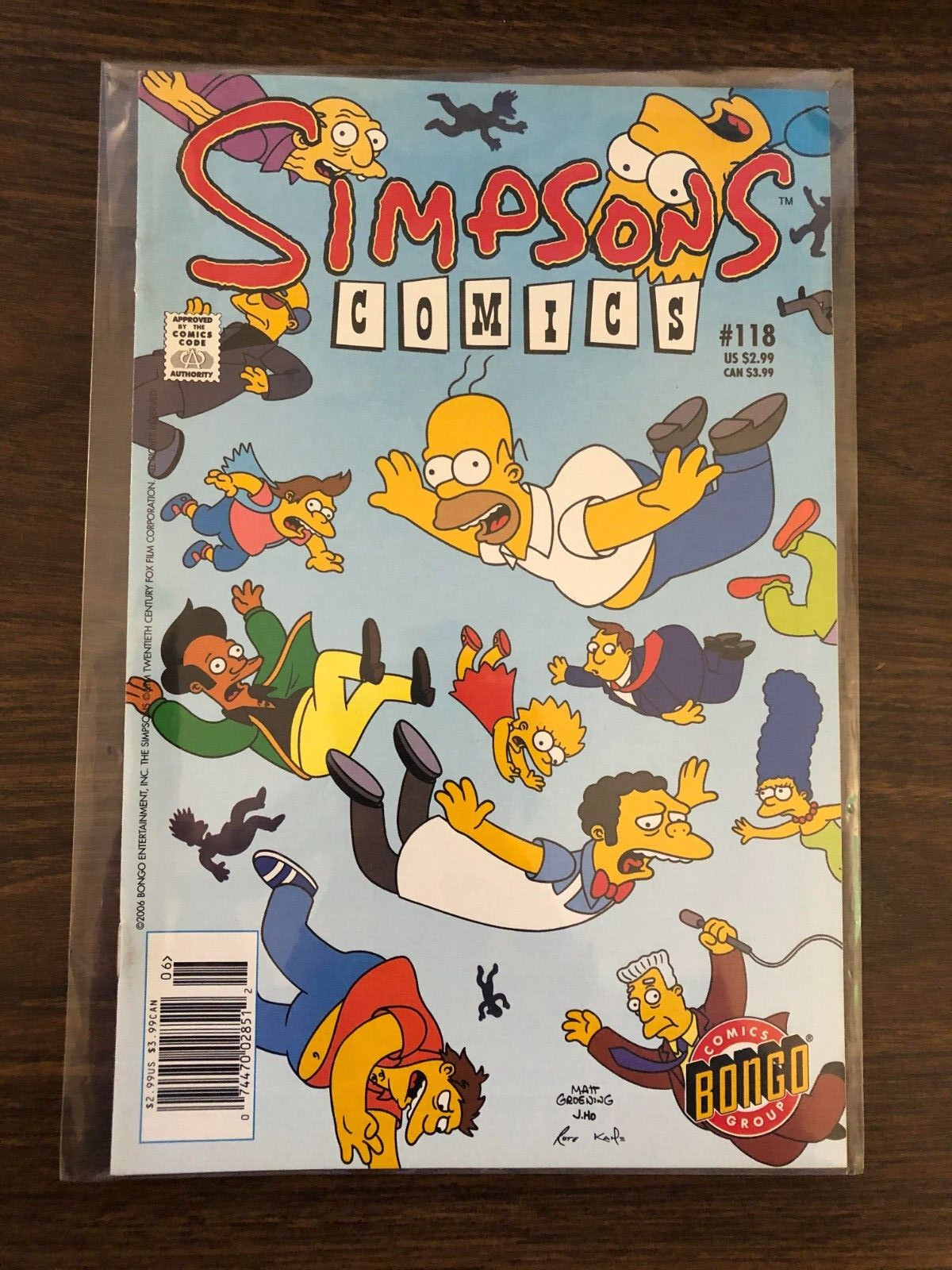 Bongo Comics Group SIMPSONS COMICS #118, 2006 VF Great Condition 20th Century