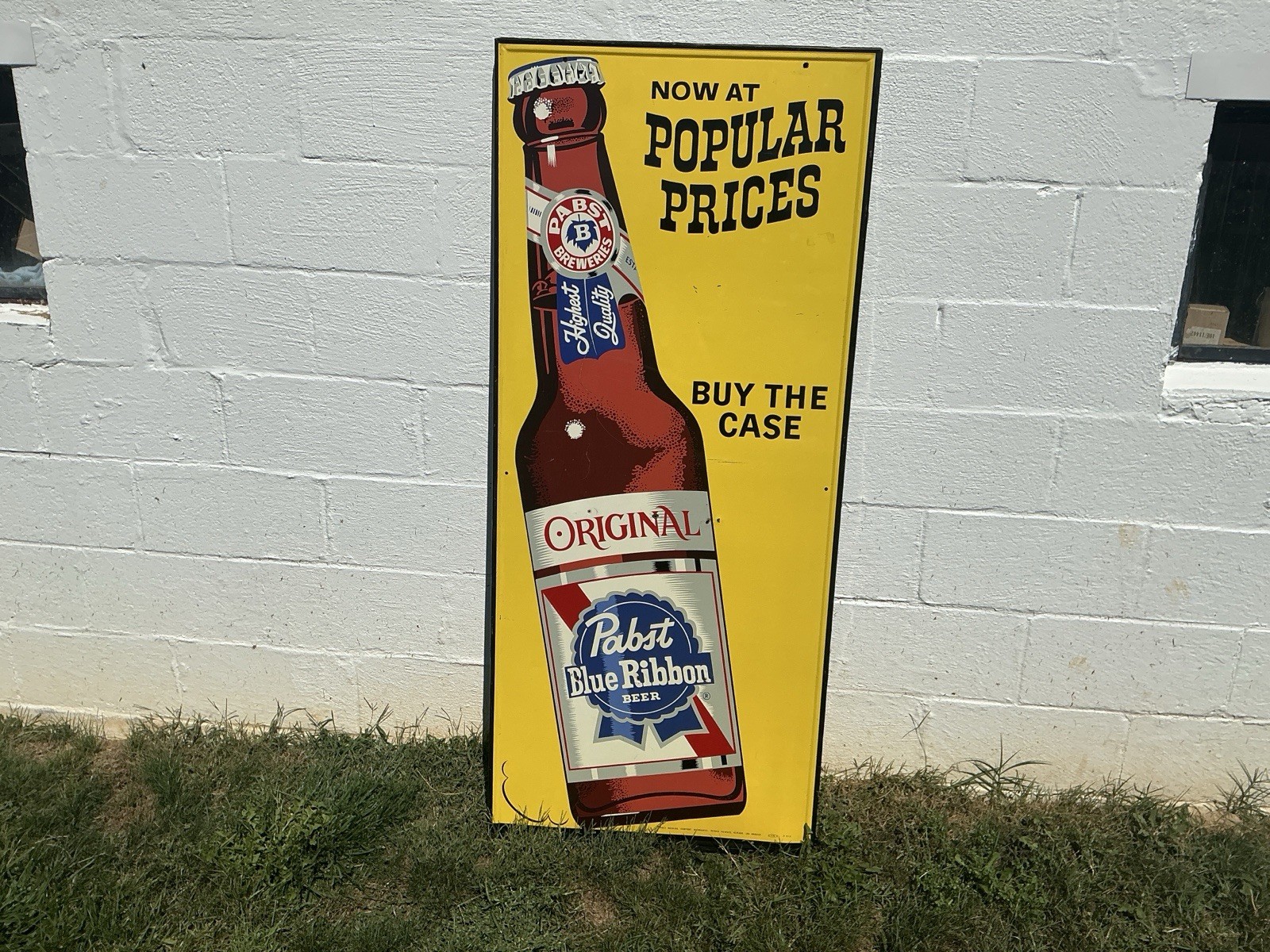 PABST BLUE RIBBON Beer Metal Sign P-912 Now At Popular Prices PBR 60