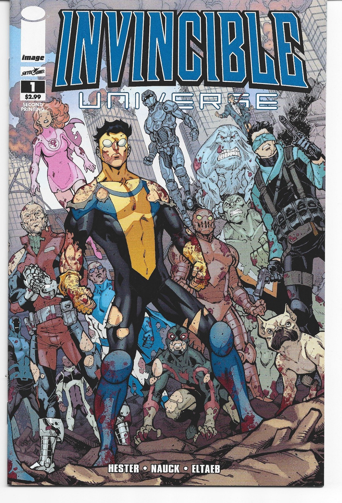 Invincible Universe #1  (Image 2013) 2nd Printing NM- to NM Low Print Run HTF