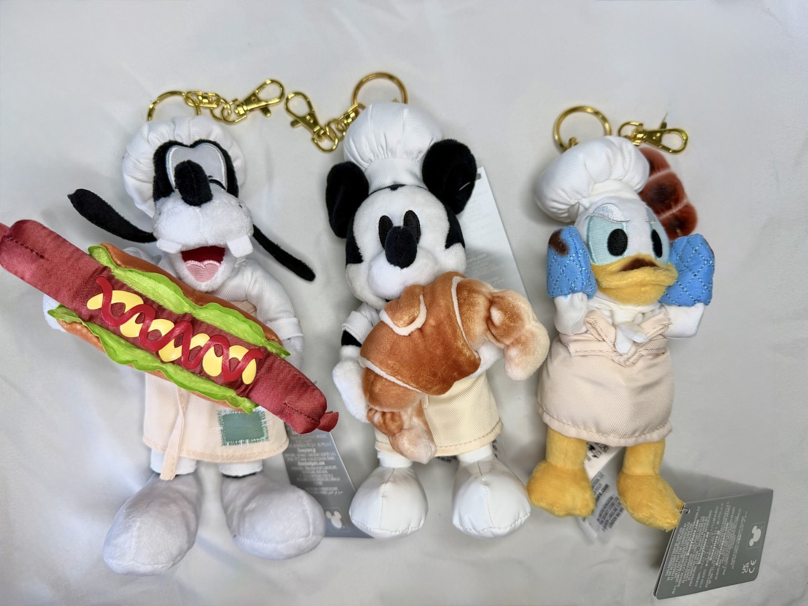 Disney Parks 2026 Mickey's Bakery Chef Collection Mickey/Goofy/Donald Set Of 3