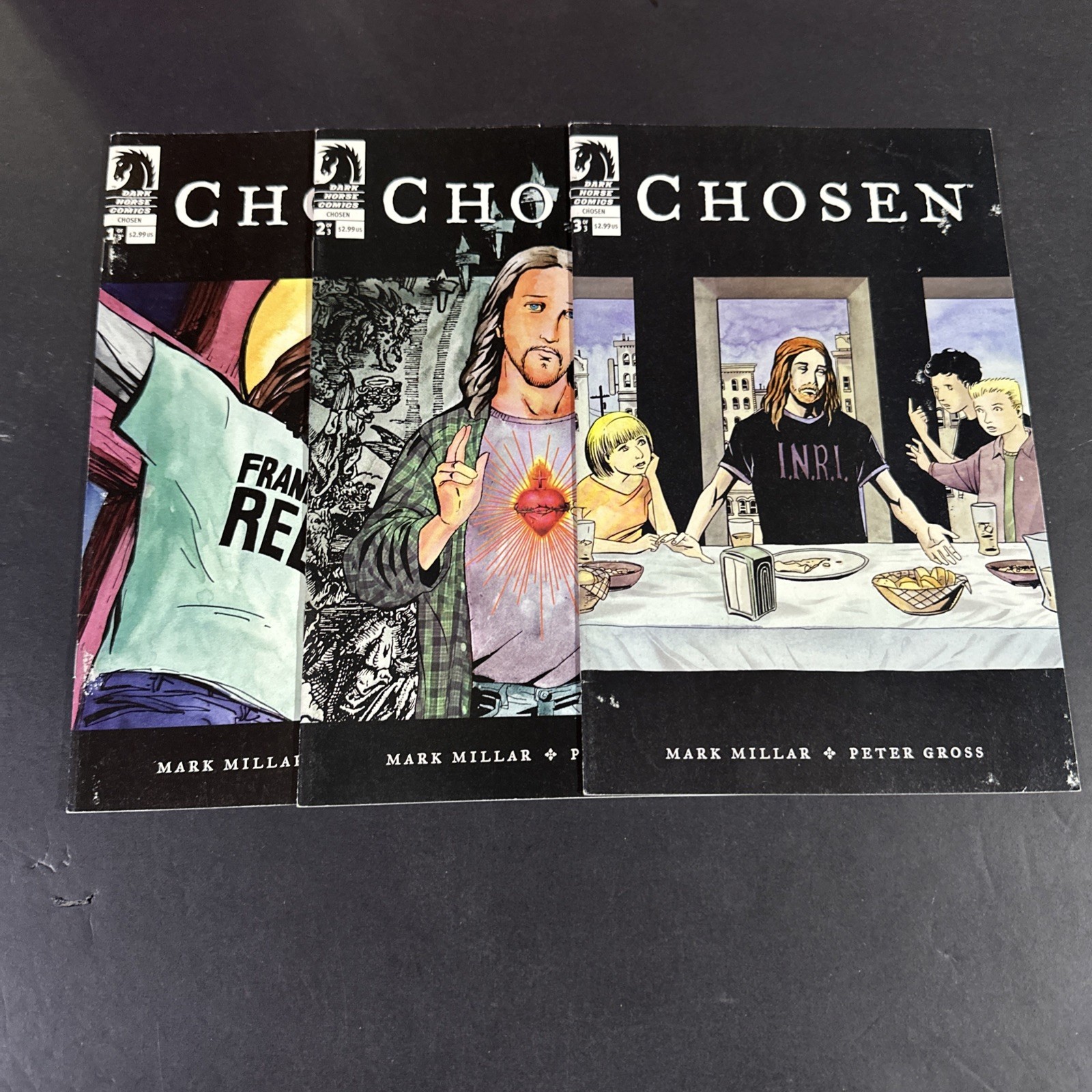 Chosen #1 #2 #3 Complete Set - Dark Horse Comics -- Mark Millar Vg/fn Dj80