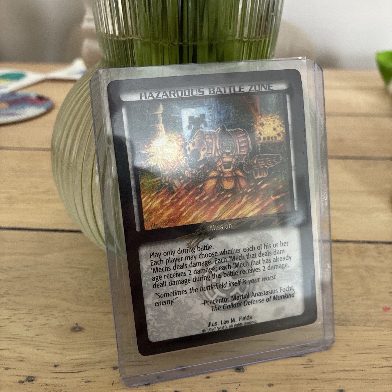 BattleTech CCG Artist Proof Signed Lee Fields AP Card Lot Rare FASA/WOTC