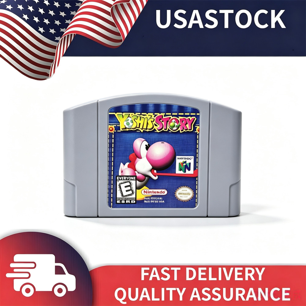 Yoshis Story Games Cartridge For Nintendo 64 Console US Version Fast Shipping