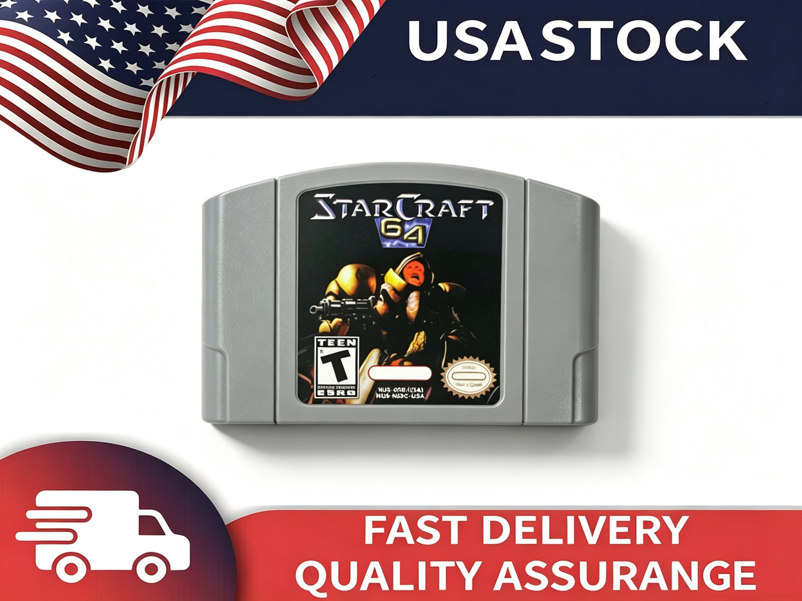 Star Craft 64 Games Cartridge For Nintendo 64 Console US Version Fast Shipping