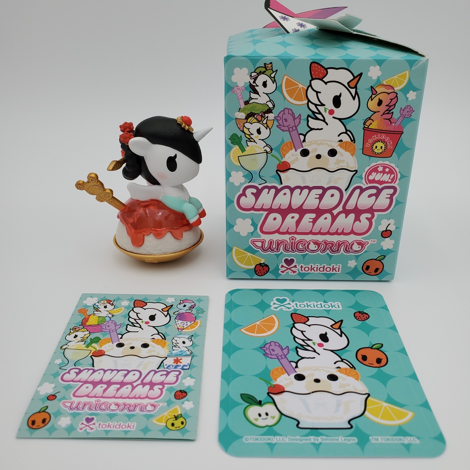 Tokidoki Shaved Ice Dreams Unicorno Blind Box Figure OPEN Strawberry Bingsu