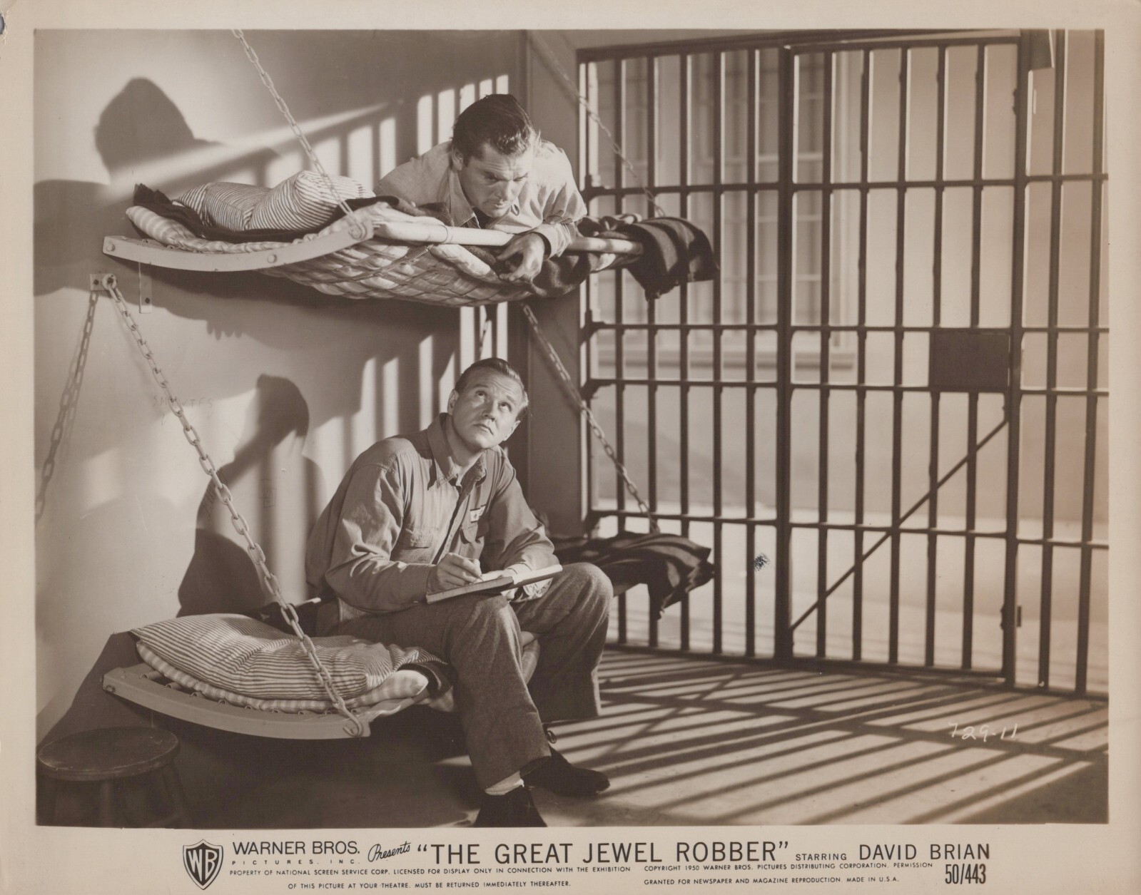 David Brian + John Archer in The Great Jewel Robber (1950) ❤ Vintage Photo M 298