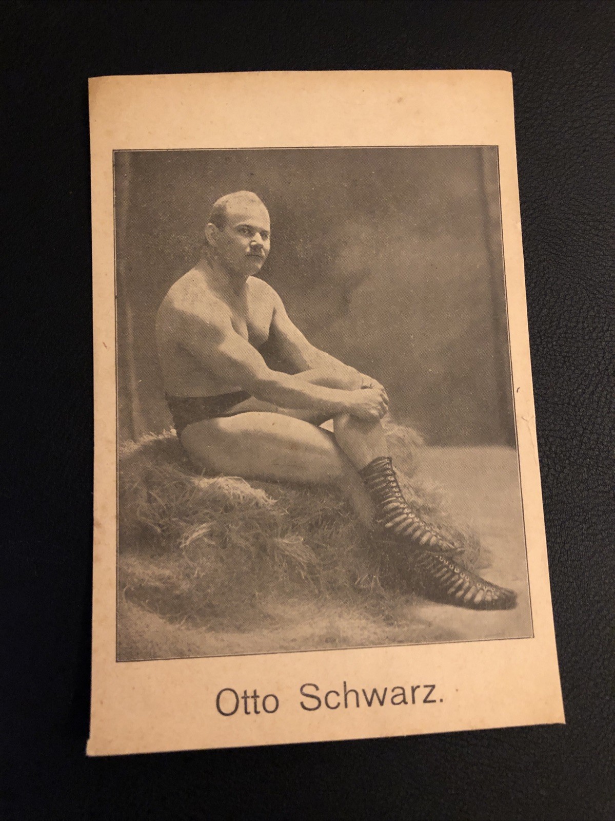 Rare C 1915 German Strongman Greco Roman Wrestling Champion WW1 Soldier Muscle