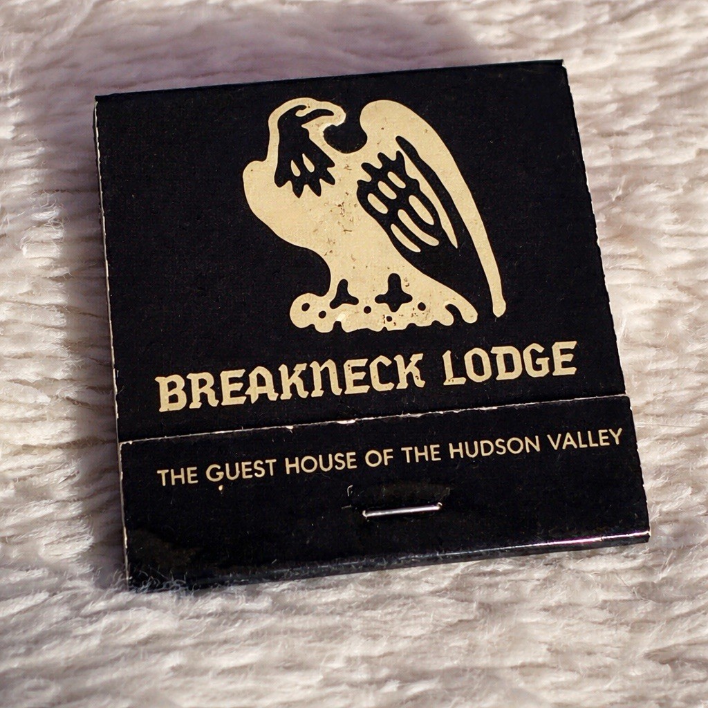 Vintage Breakneck Lodge Cold Spring NY Matchbook Hudson Valley Guest House