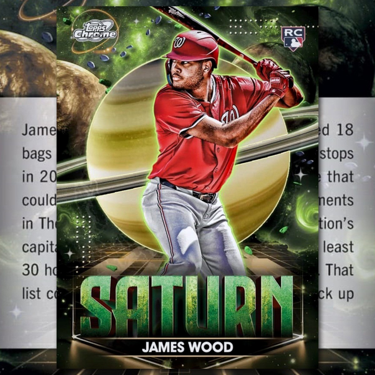 Topps Bunt James Wood Planetary Pursuit 25 Motion Cards ICONIC DIGITAL