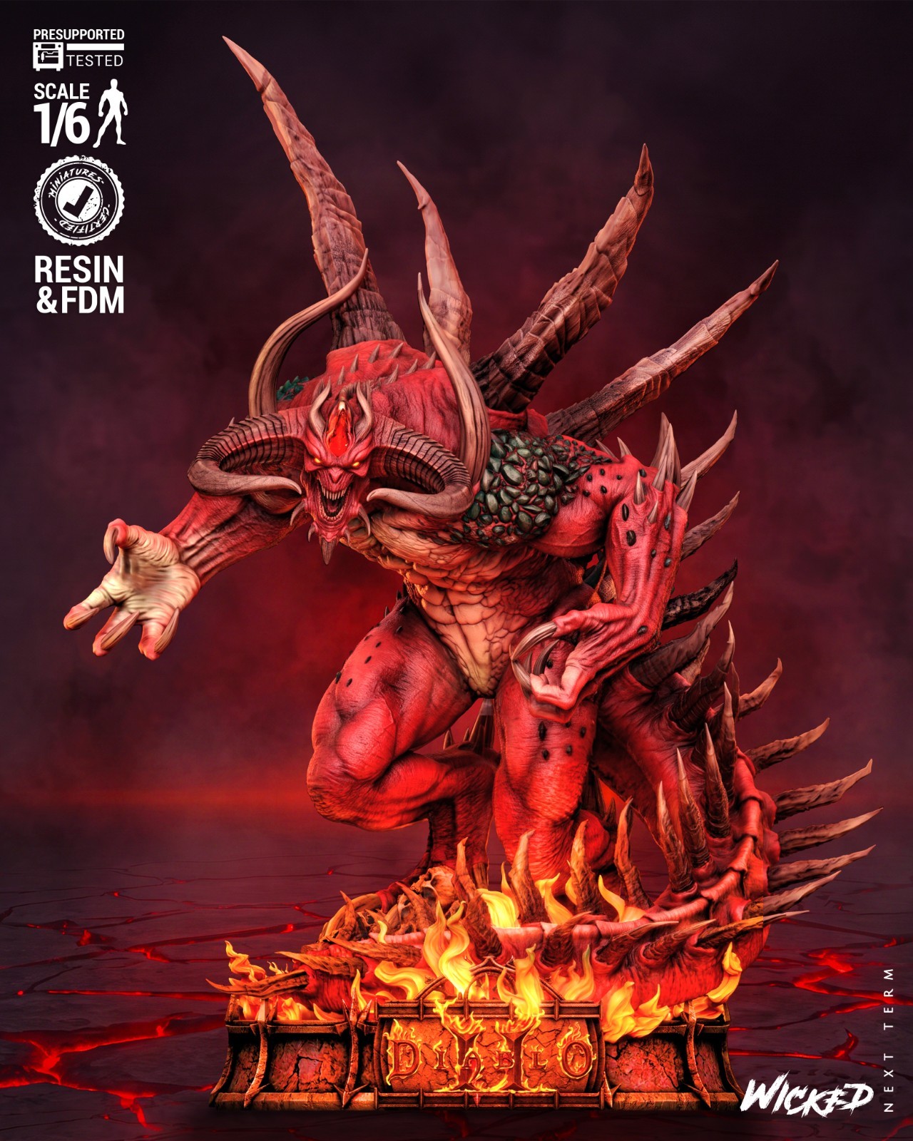 1:6 Diablo Diablo II Fan Art UNPAINTED High Quality Garage Kit