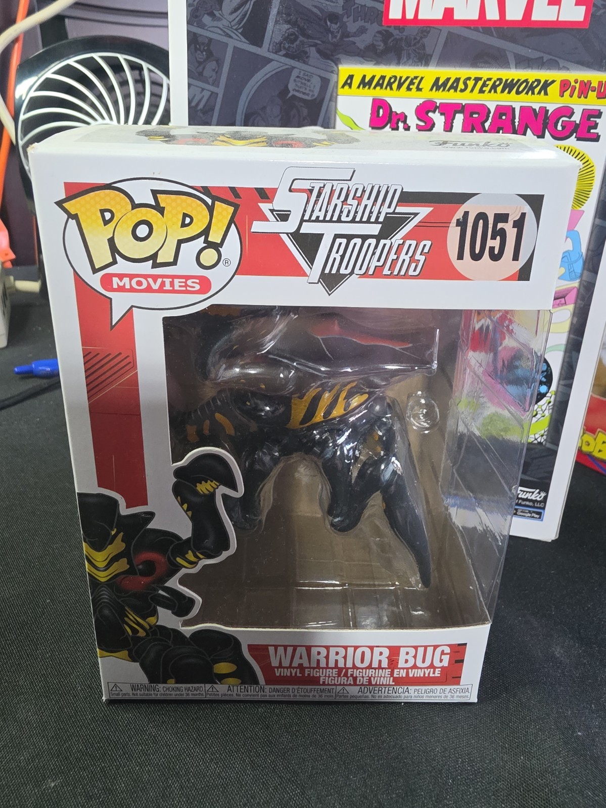 Funko Pop Movies Starship Troopers Warrior Bug With Protector Vinyl #1051