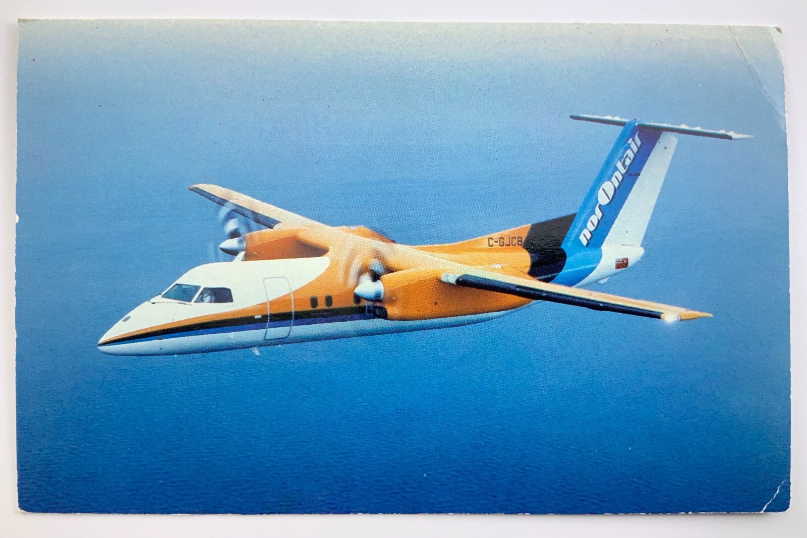NorOntair C-GJCB Airline Service In Northern Ontario Postcard Airplane FF342