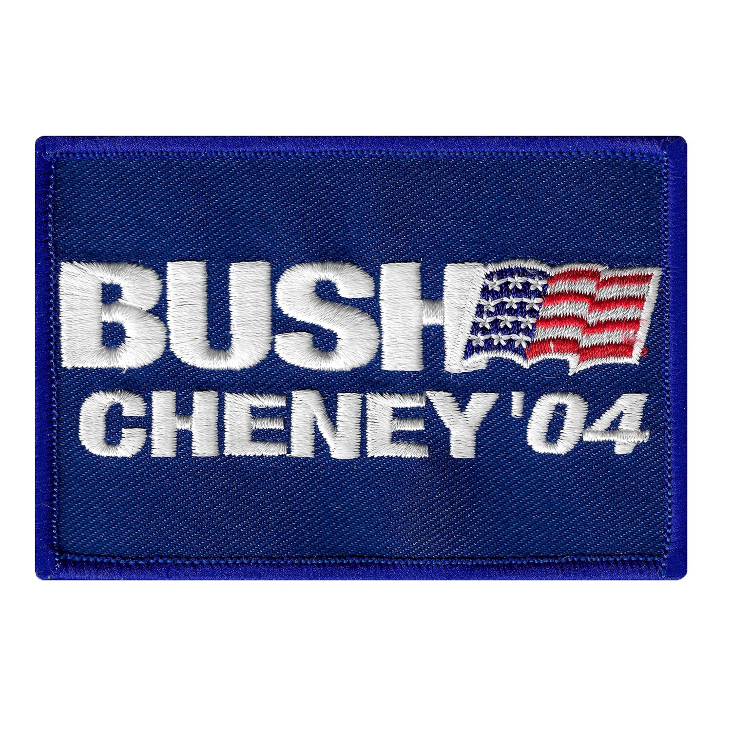 BUSH CHENEY 04 iron-on embroidered PATCH VOTE REPUBLICAN ELECTION GEORGE DICK