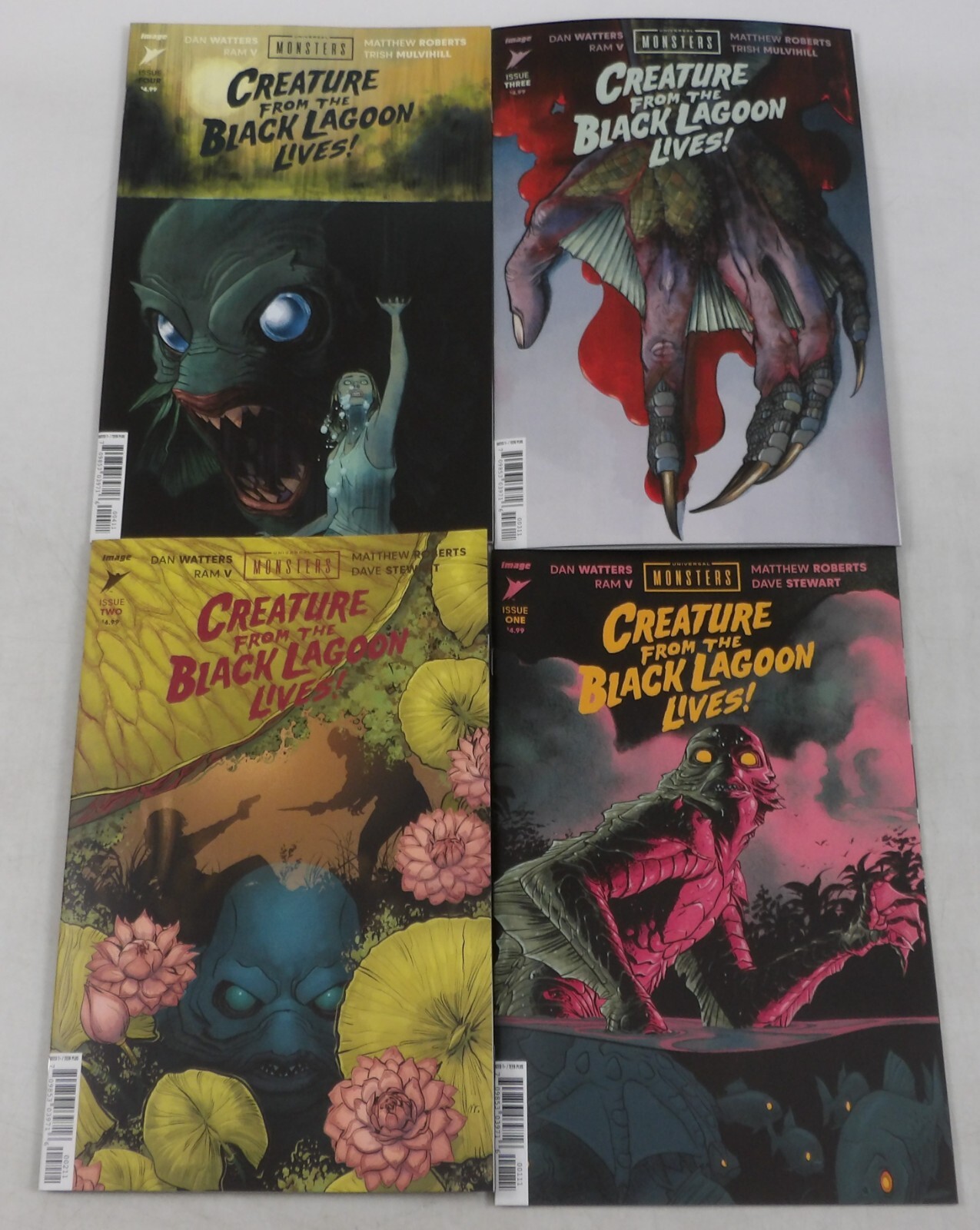 Universal Monsters: Creature From the Black Lagoon Lives #1-4 VF/NM complete set