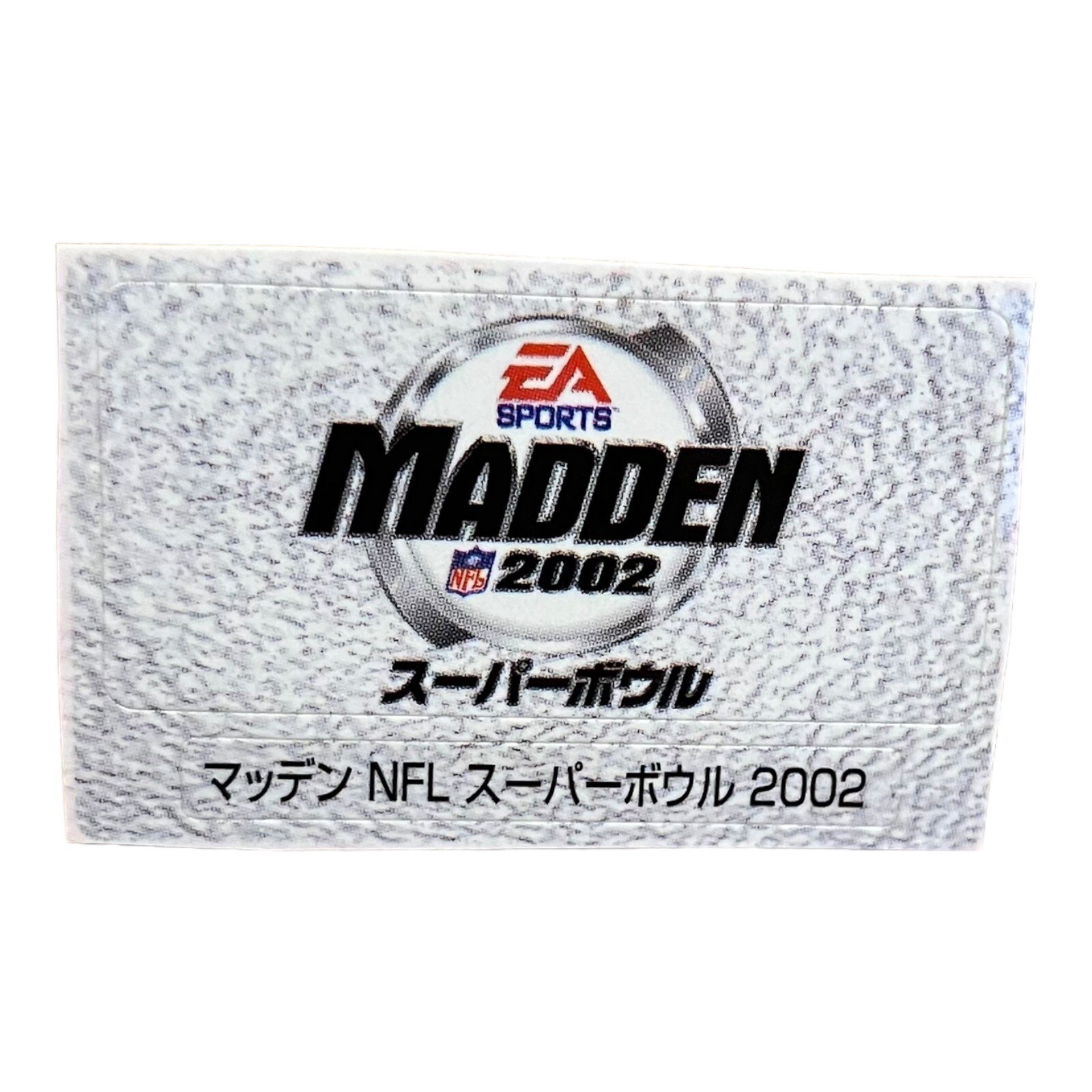 Sony PlayStation 2 PS2 Madden NFL 2002 Vintage VTG Memory Card Sticker
