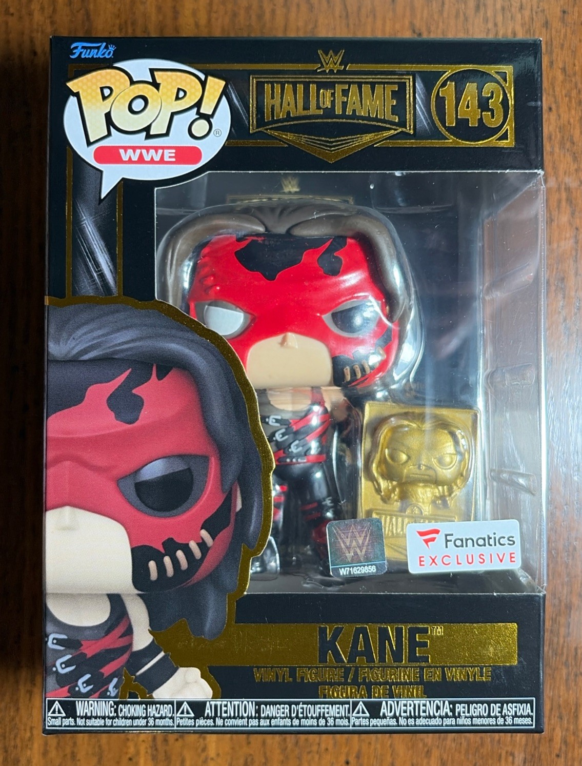 Funko POP WWE Kane (Hall of Fame) #143 Fanatics Exclusive w/ HOF Bust (Vaulted)