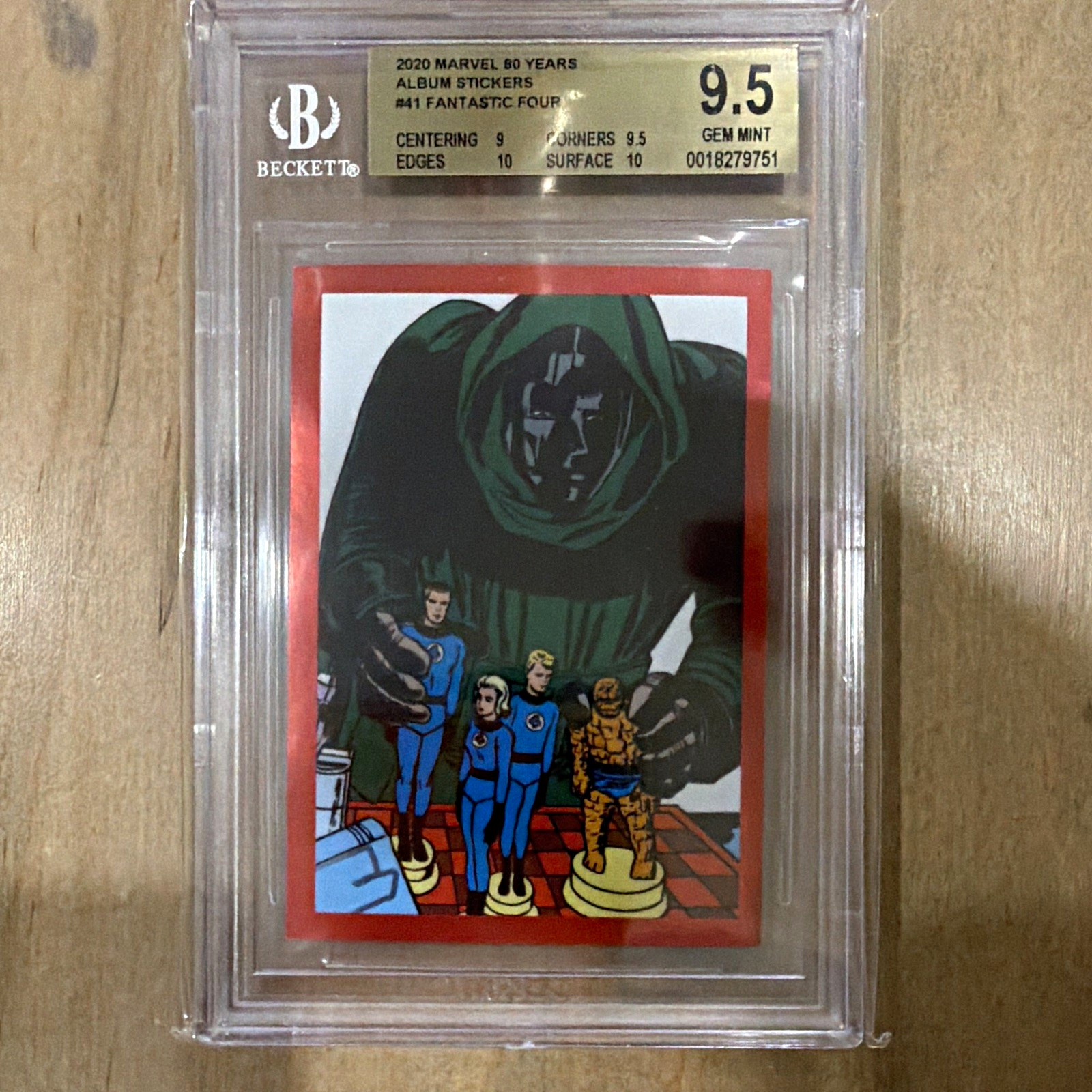 Doctor Doom Gem Mint Card BGS 9.5 - DOOMSDAY (Dr Doom) (better than PSA 10)