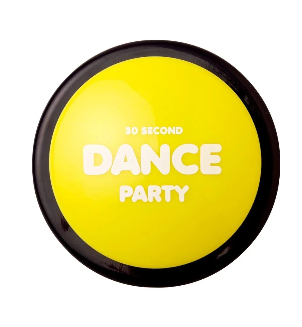 30 Second Dance Party - the Button | Dance Party Button with Music | Gag Gifts |