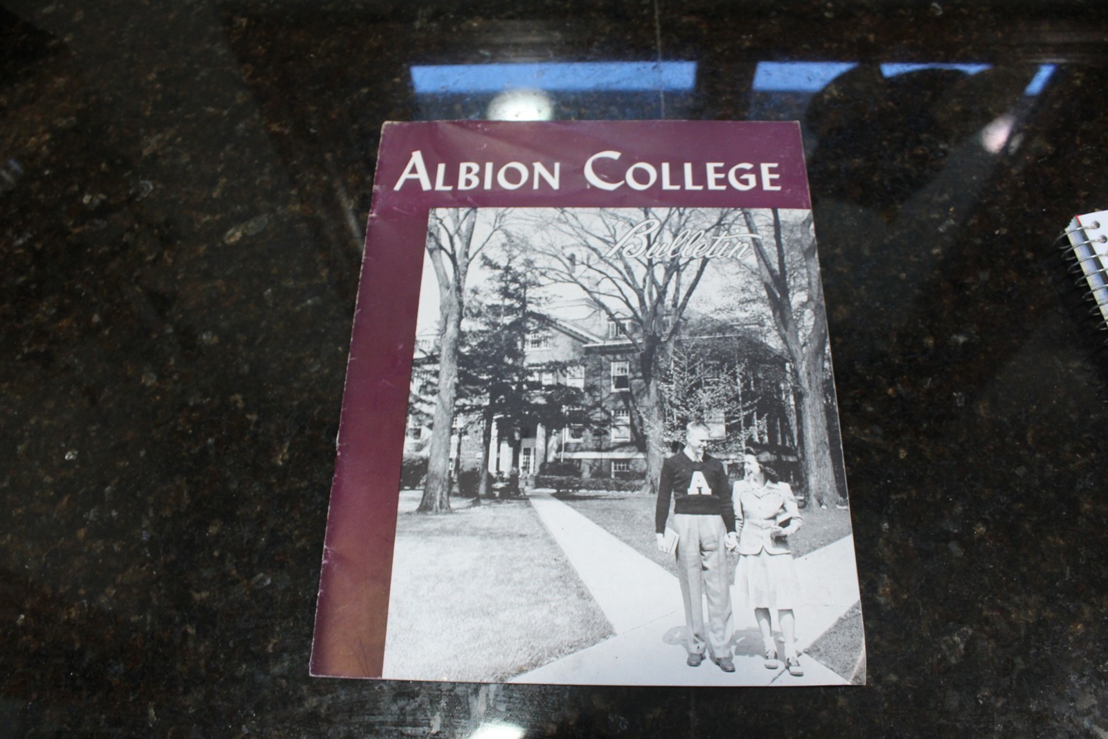 Vintage Booklet Albion College Bulletin Vol 39 June 1943