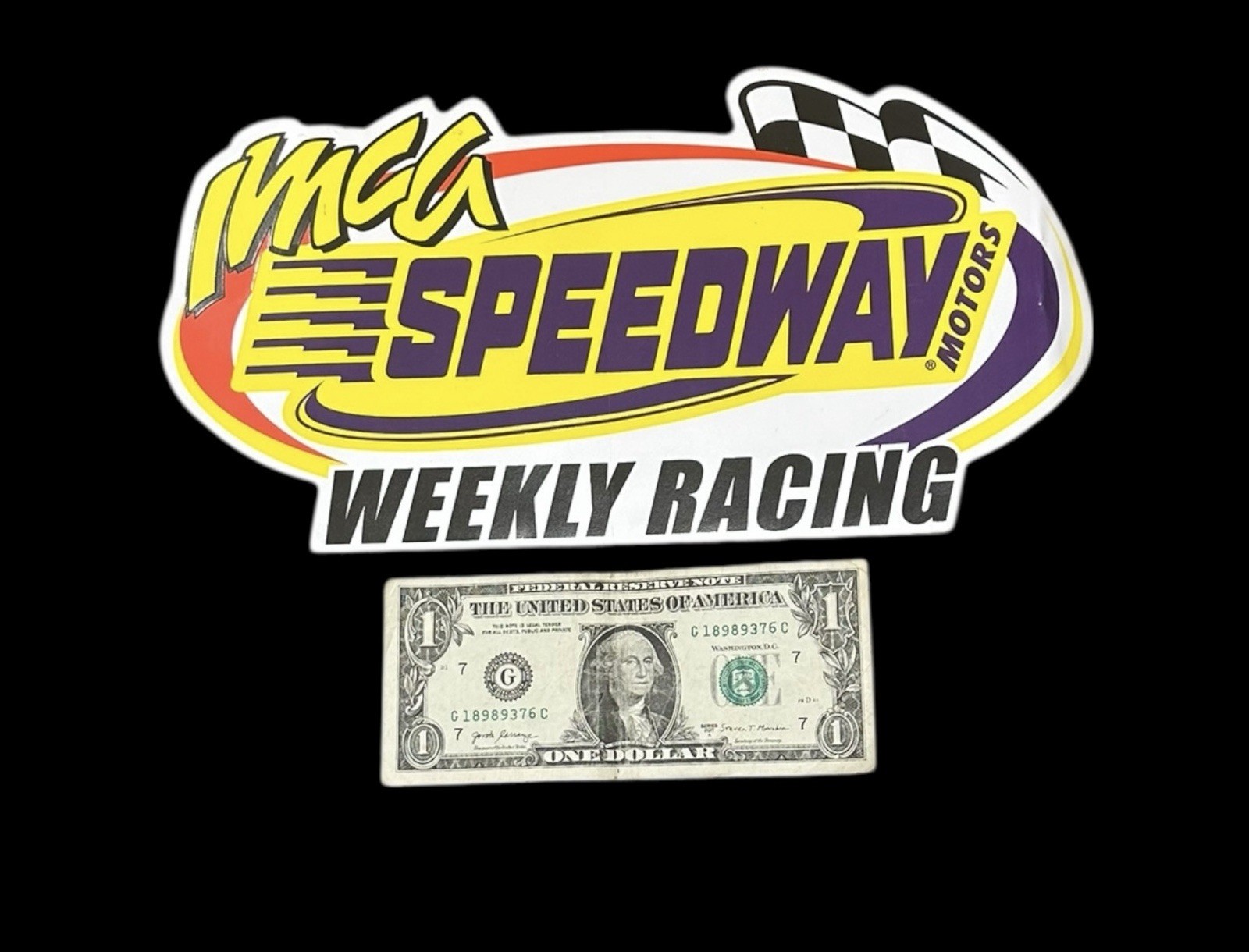 IMCA Speedway Motors Sticker Decal Automobile Racing Dirt Track
