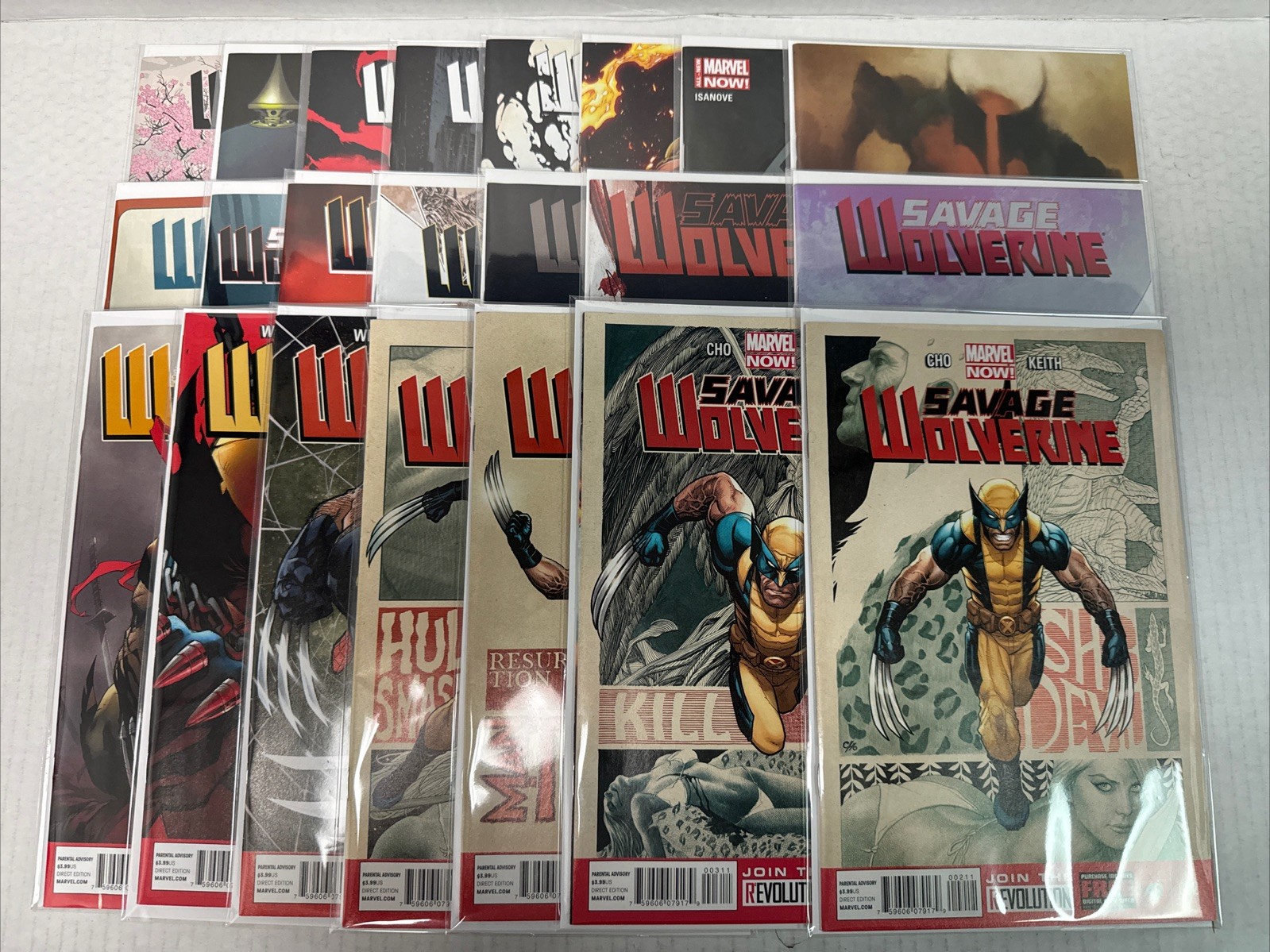 Savage Wolverine #2-23 Near Complete Missing #1 Marvel Comics 2012