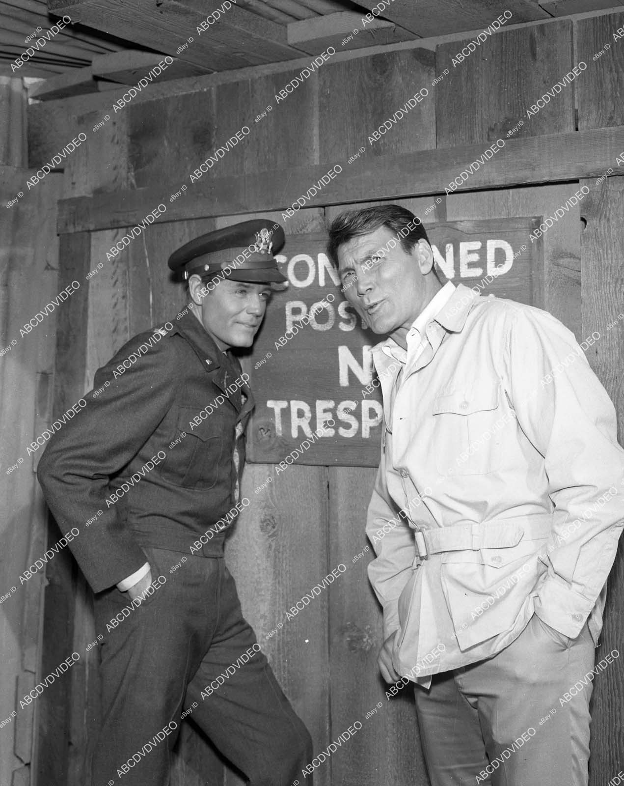 ( Jack Lord, Jack Palance TV The Greatest Show on Earth - 4x5-neg-2140