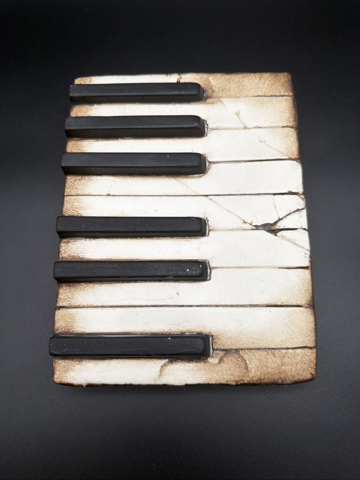 Sid Dickens T-45 Piano Keys Retired 1999 Memory Block Music Wall Tile Canada