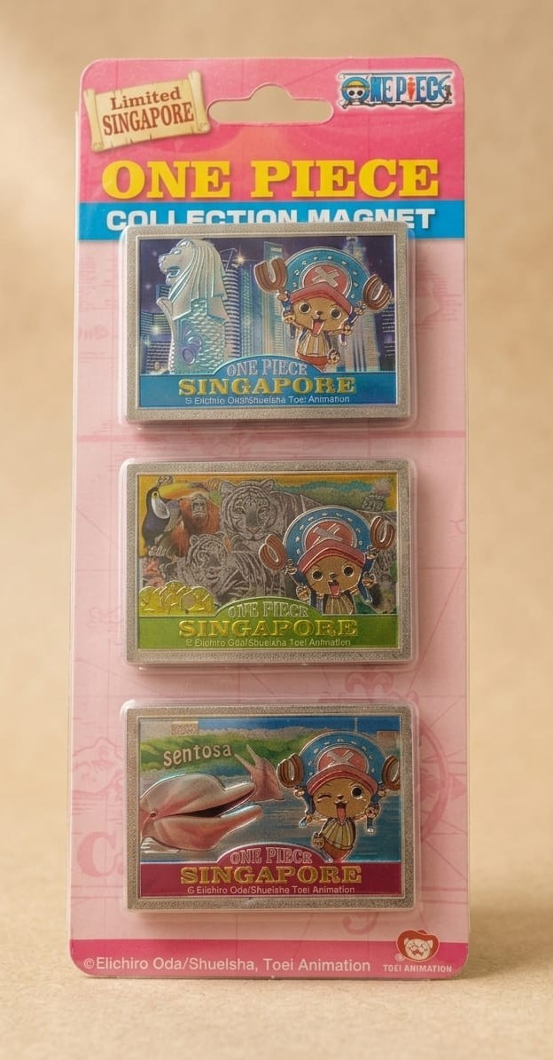 One Piece Chopper Collection Magnet Set Singapore Limited MOC Sealed Toei