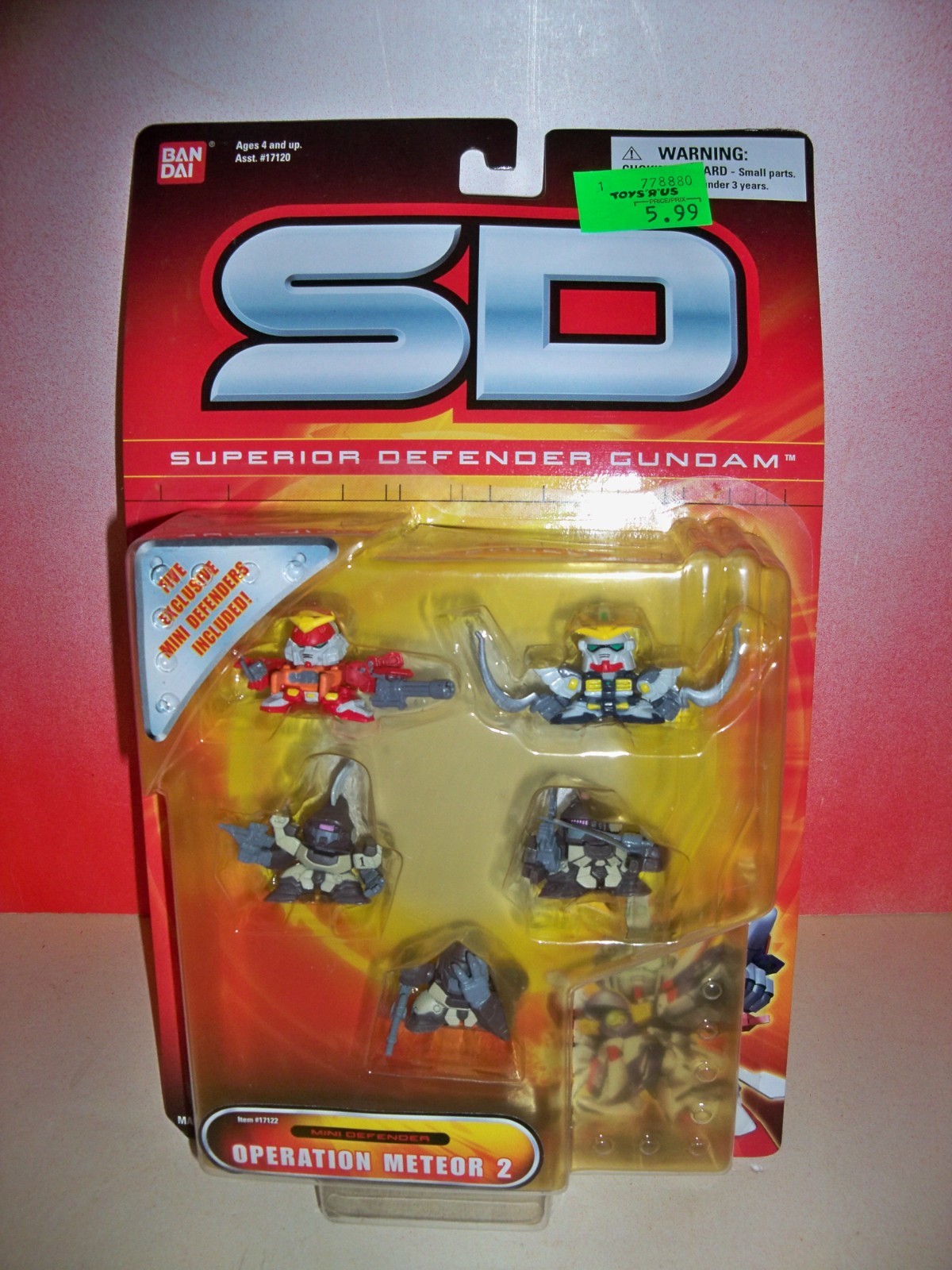 Gundam Figure 2003 Operation Meteor 2 Bandai SD Superior Defender Mini LOOK WOW