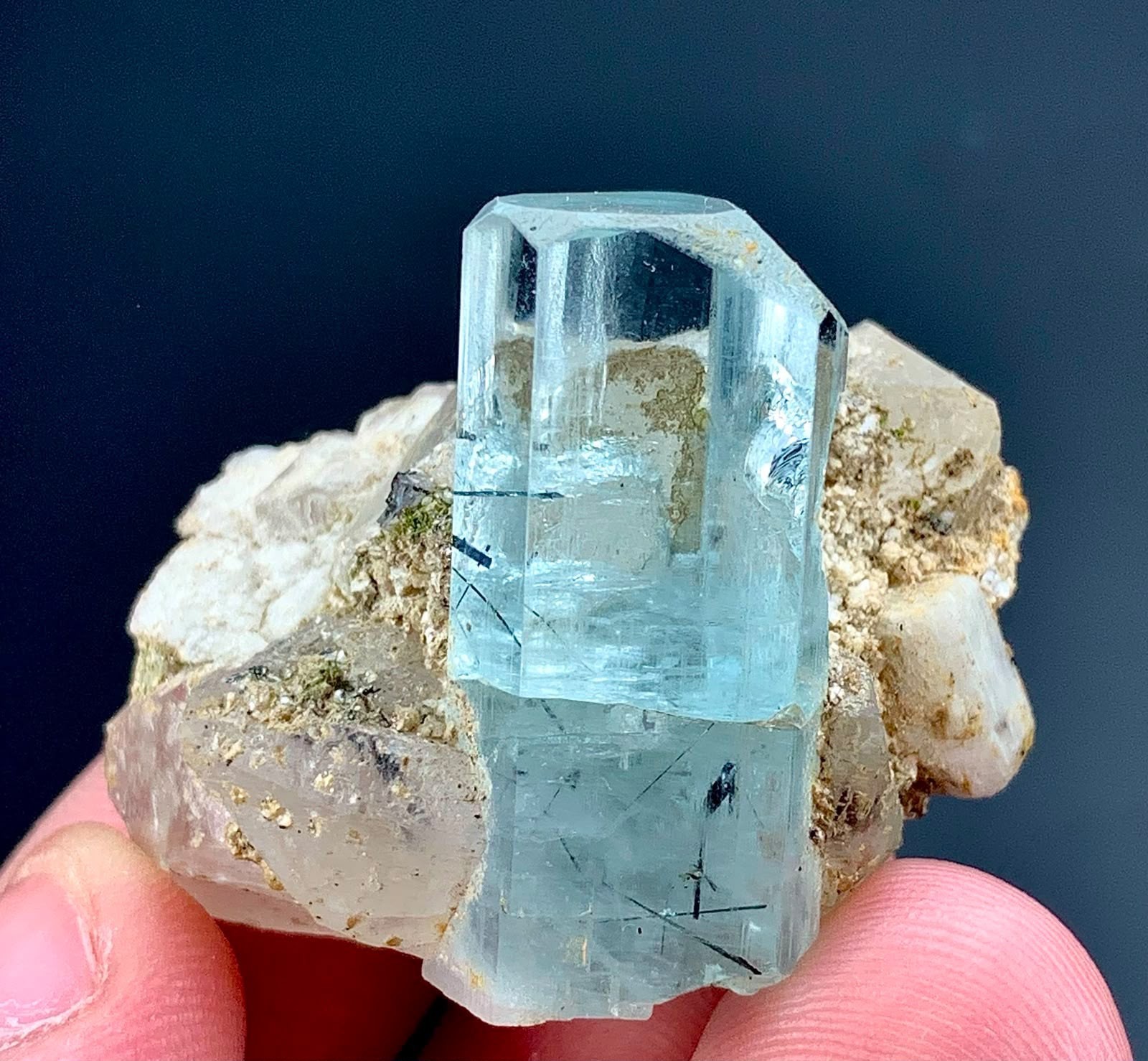 103 Carat Aquamarine Crystal Specimen From Shigar Valley Pakistan 