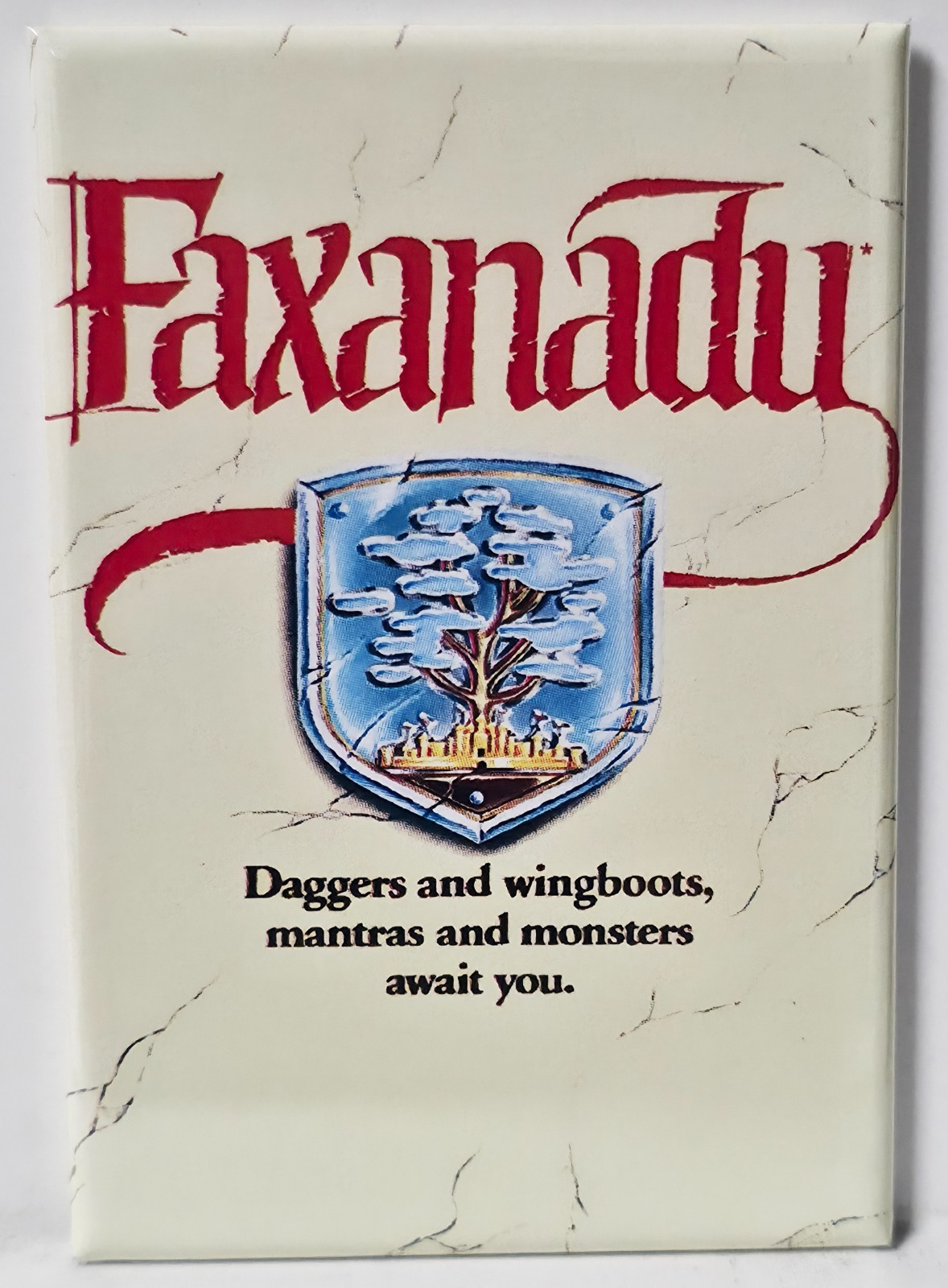 Faxanadu Vintage Game Box MAGNET 2\