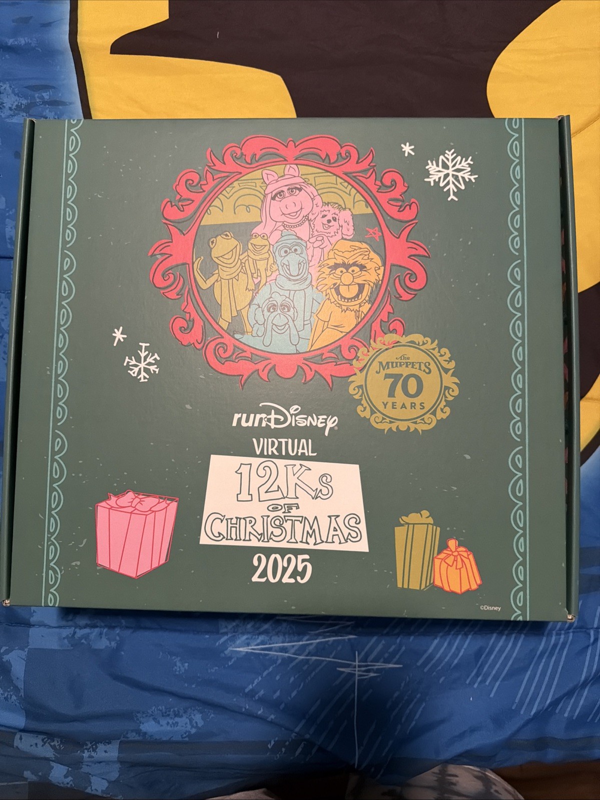 run Disney virtual  12Ks Of Christmas Medals Box 2025 - Muppets - RunDisney