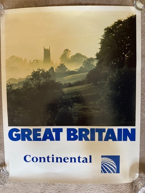 Continental Airlines Glossy Poster/Great Britain/28