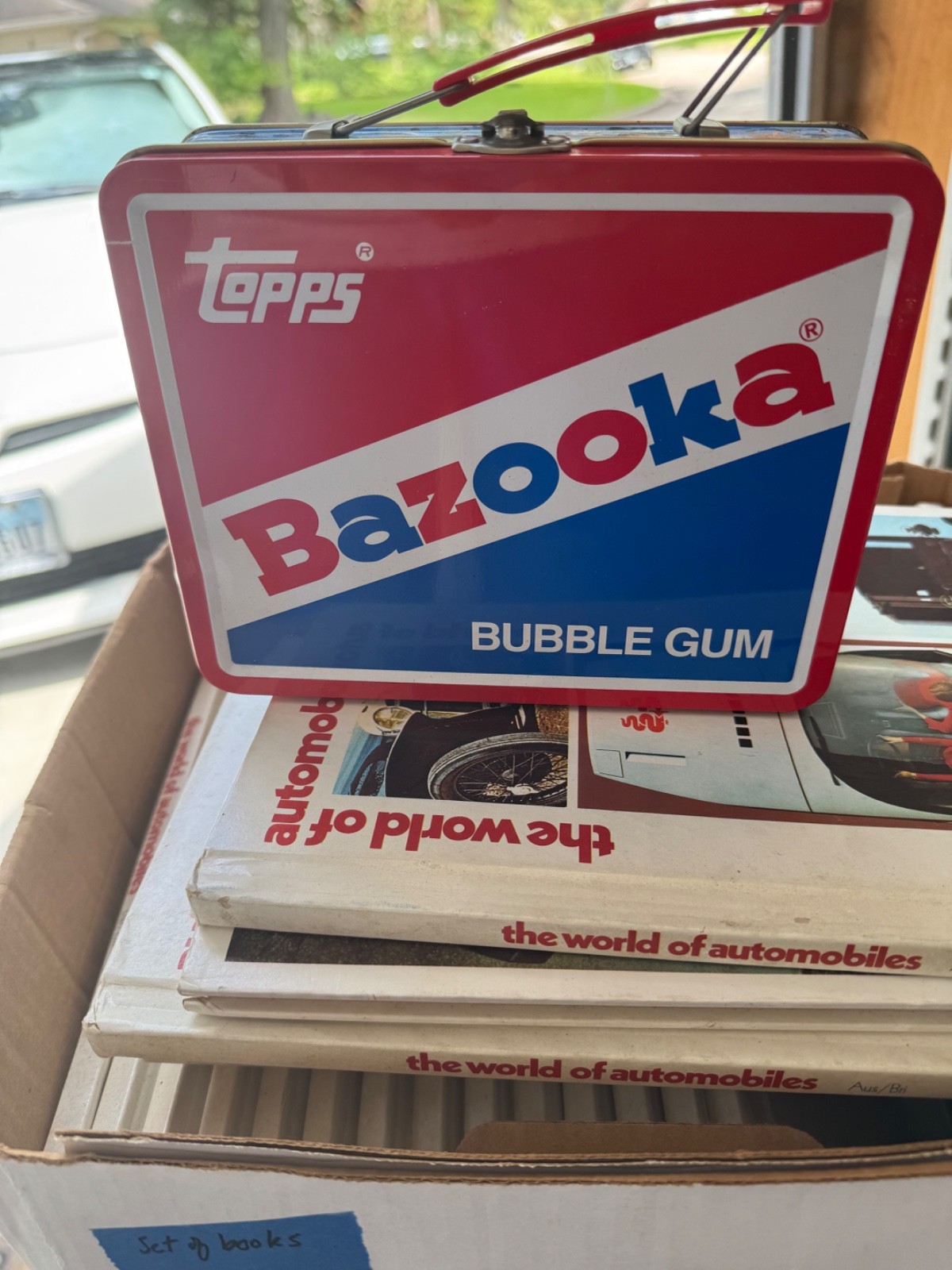 Vintage 1993 Topps Bazooka  Bubble Gum lunchbox