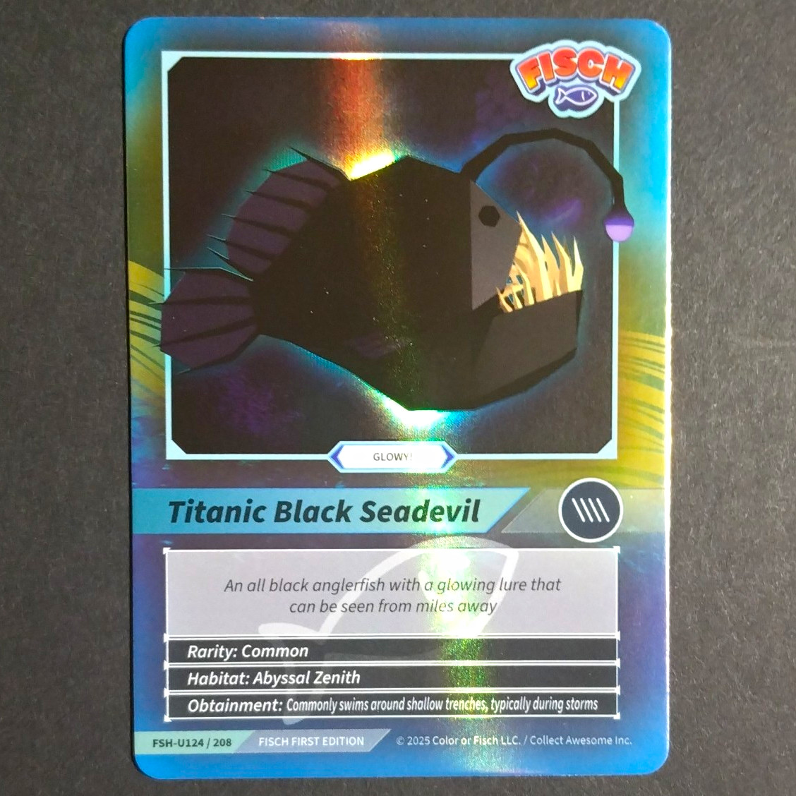 GTR Fisch Series 1 Titanic Black Seadevil FSH-U124 1st Edition 2025