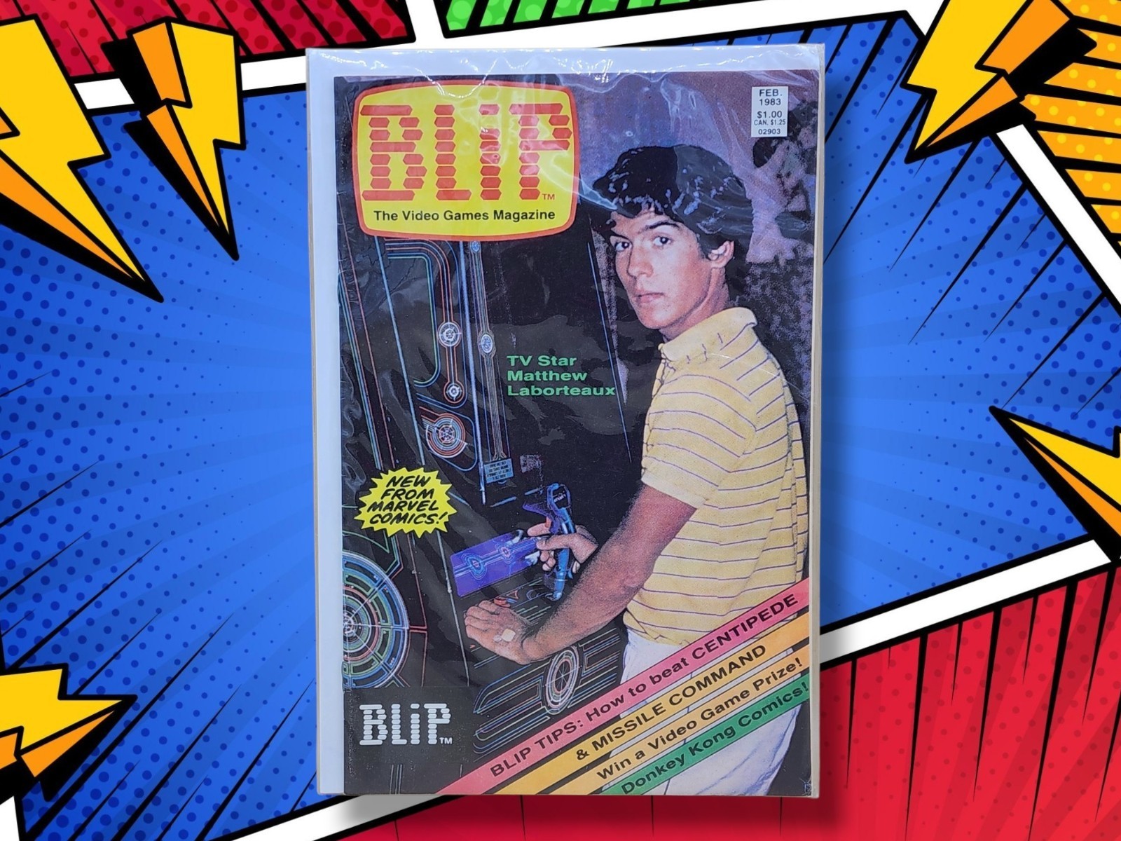 1983 Marvel BLIP #1 Video Game Magazine 1st Mario Donkey Kong Comic Appearance