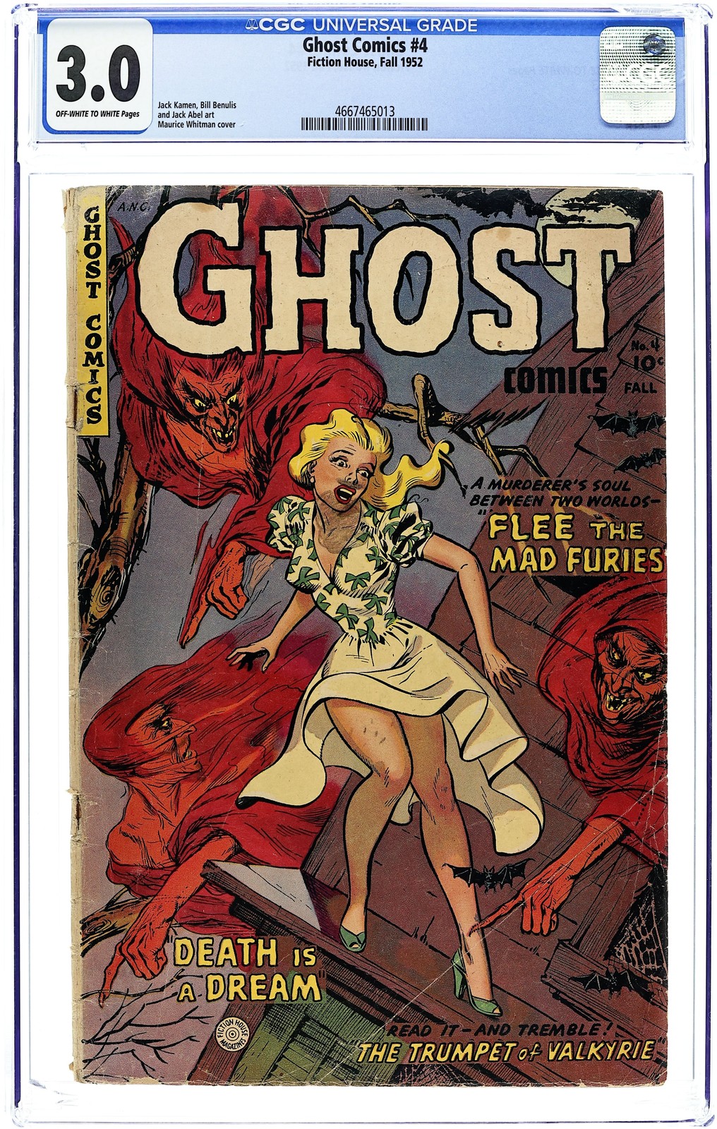 Ghost Comics #4 CGC 3.0 1952 4667465013