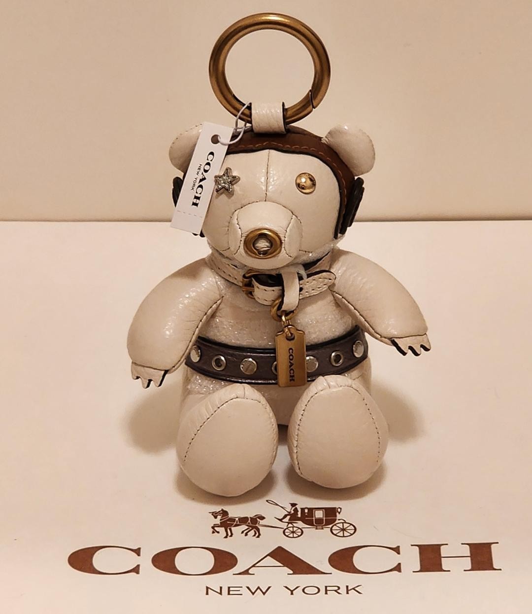 RARE COACH STAR WARS X LTD EDIT PRINCESS LEIA BEAR BAG CHARM / KEY RING – F88047