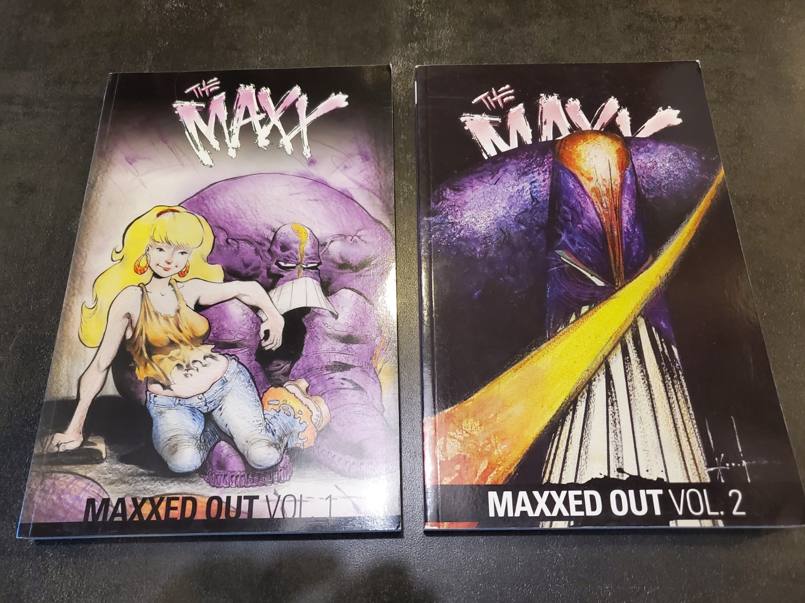 The MAXX Maxxed Out Vol 1 & 2 TPB Lot IDW  2016 RARE NEVER READ